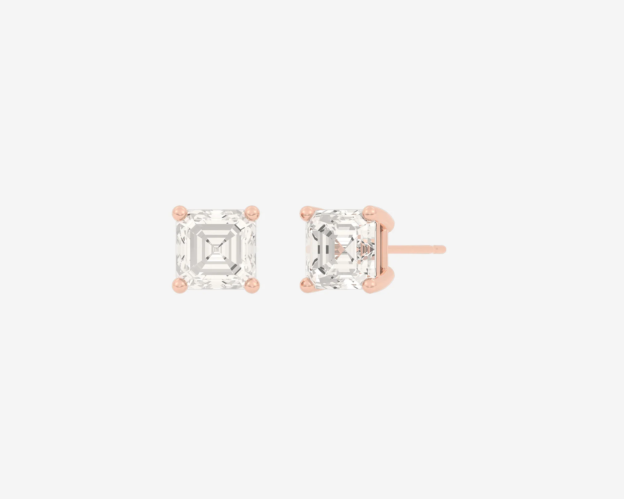 The Asscher Diamond Studs - Image 3