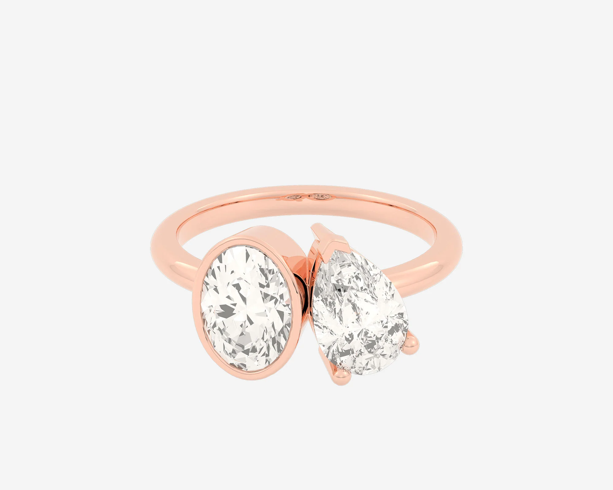 The Bezel Toi et Moi — Oval/Pear - Image 3