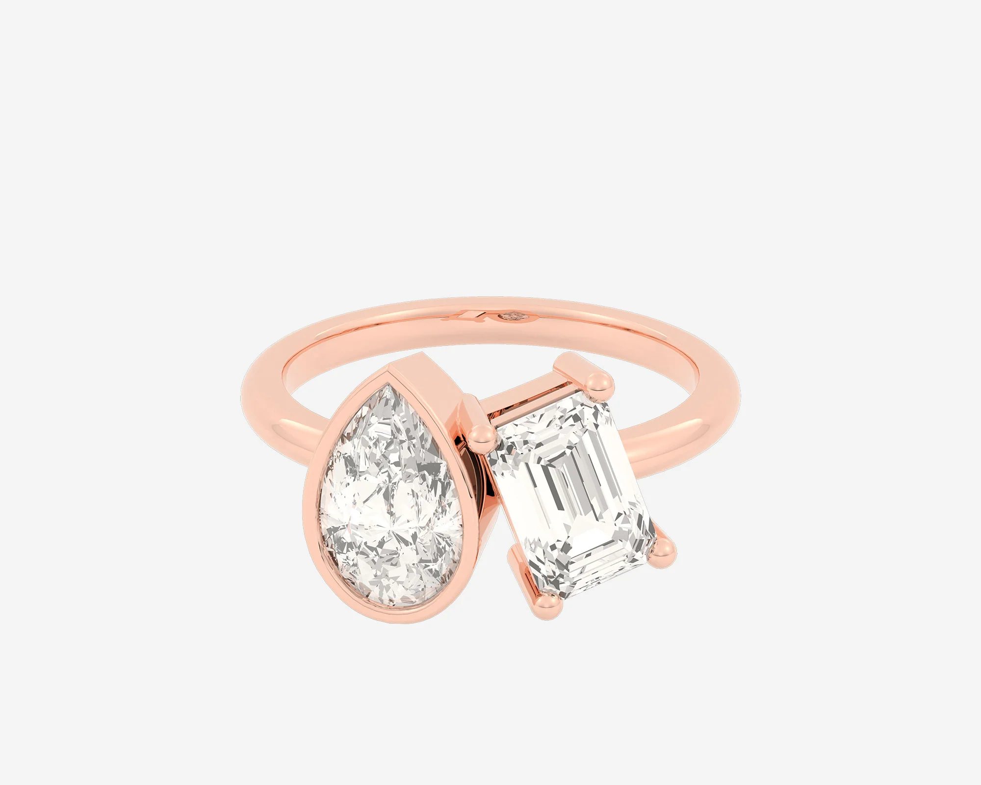 The Bezel Toi et Moi — Pear/Emerald - Image 3