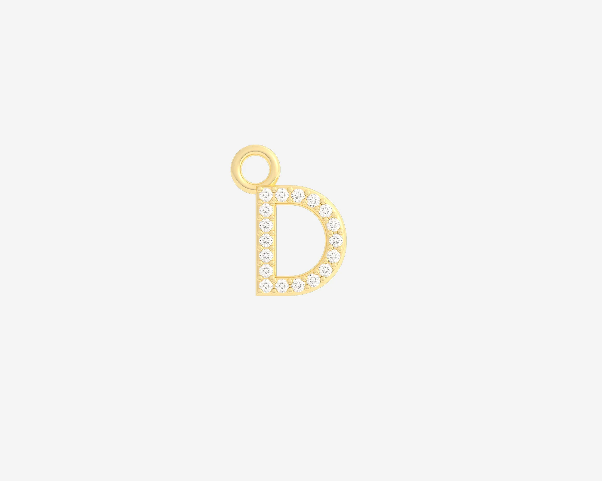 The Diamond Letter Charm - Image 10