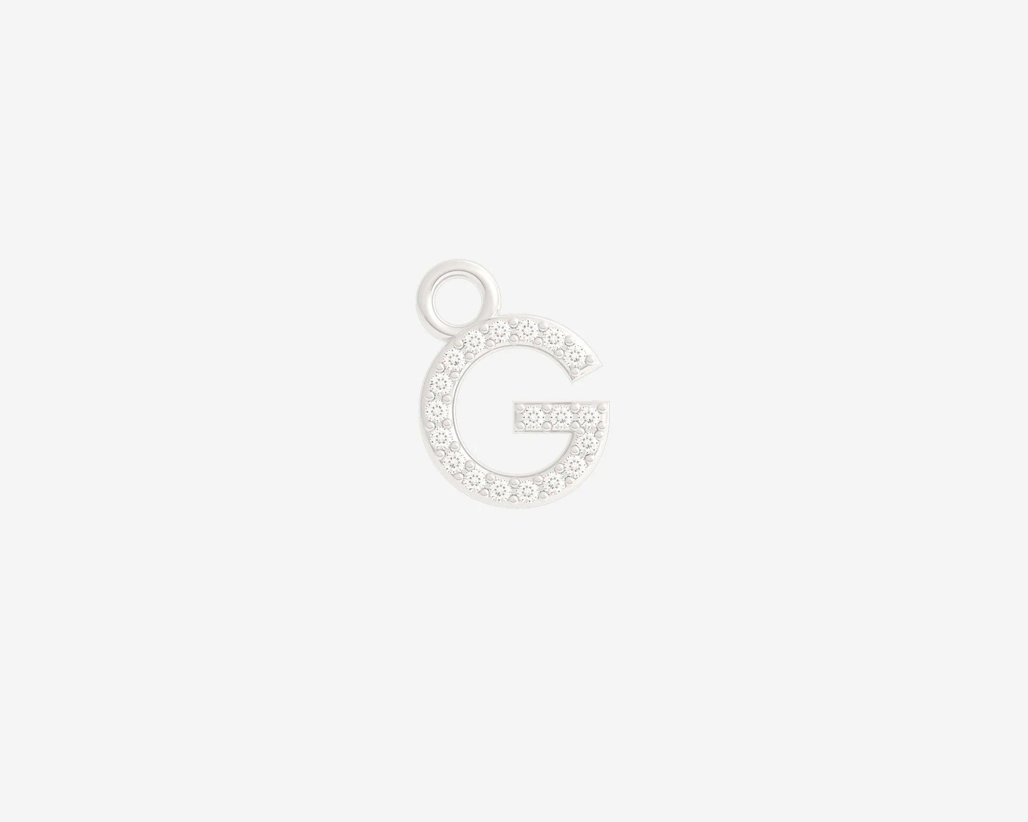 The Diamond Letter Charm - Image 19