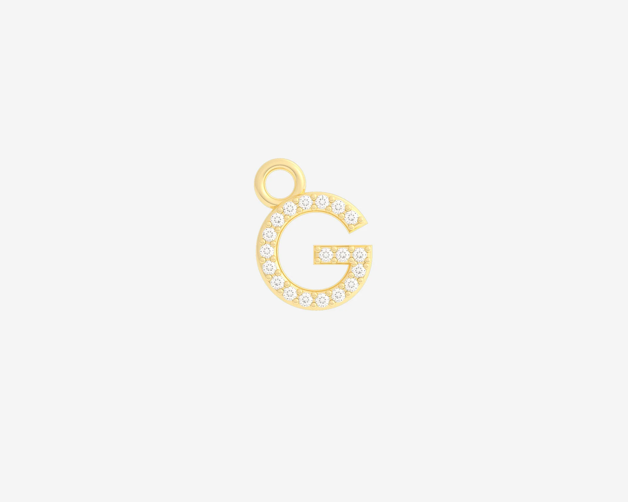The Diamond Letter Charm - Image 20