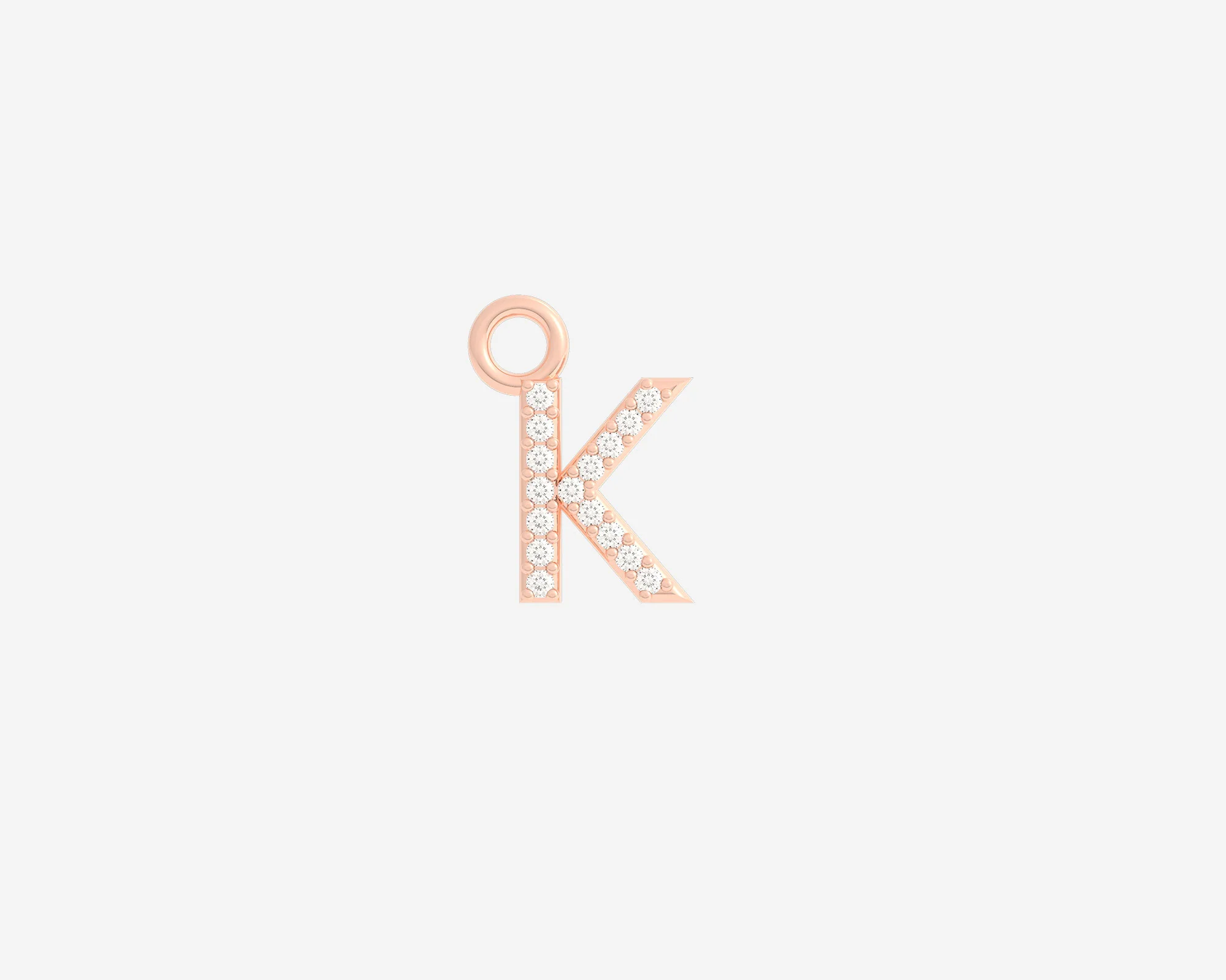 The Diamond Letter Charm - Image 33
