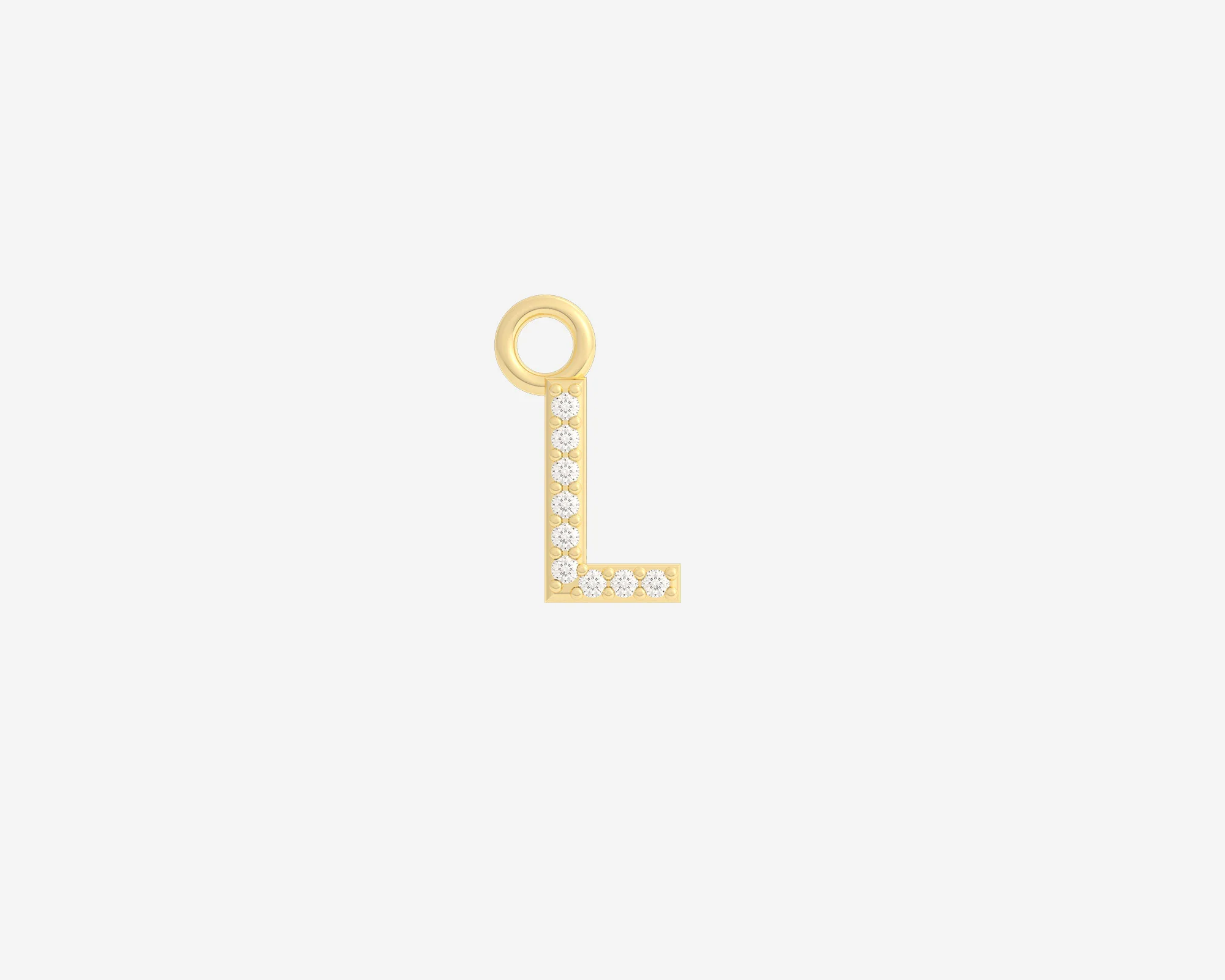 The Diamond Letter Charm - Image 34