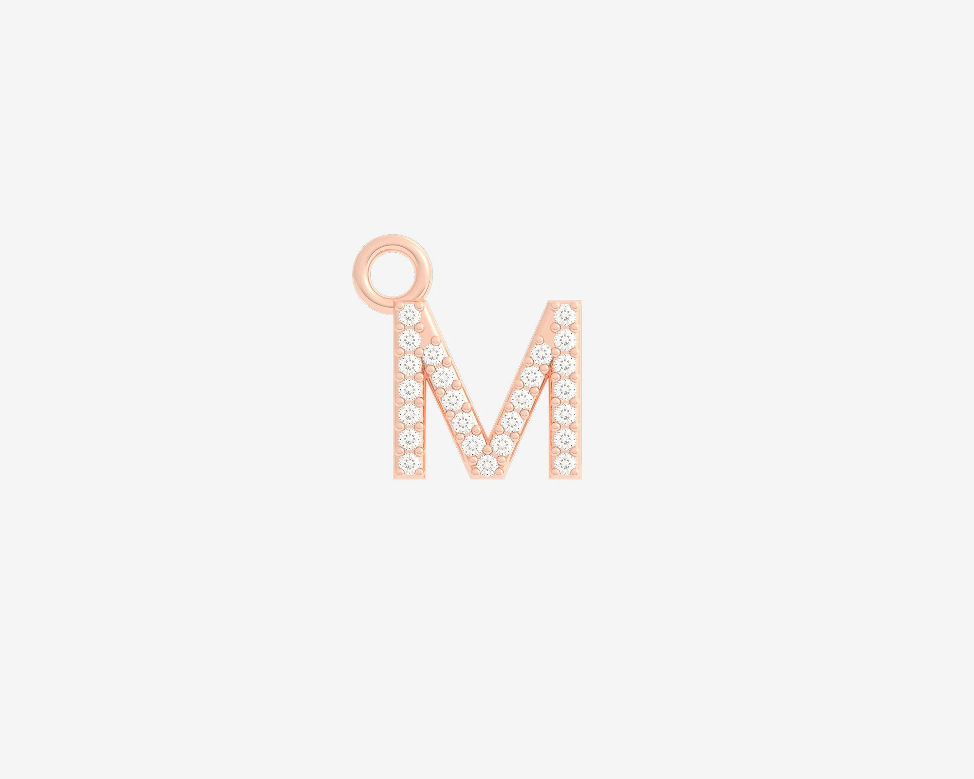 The Diamond Letter Charm - Image 39