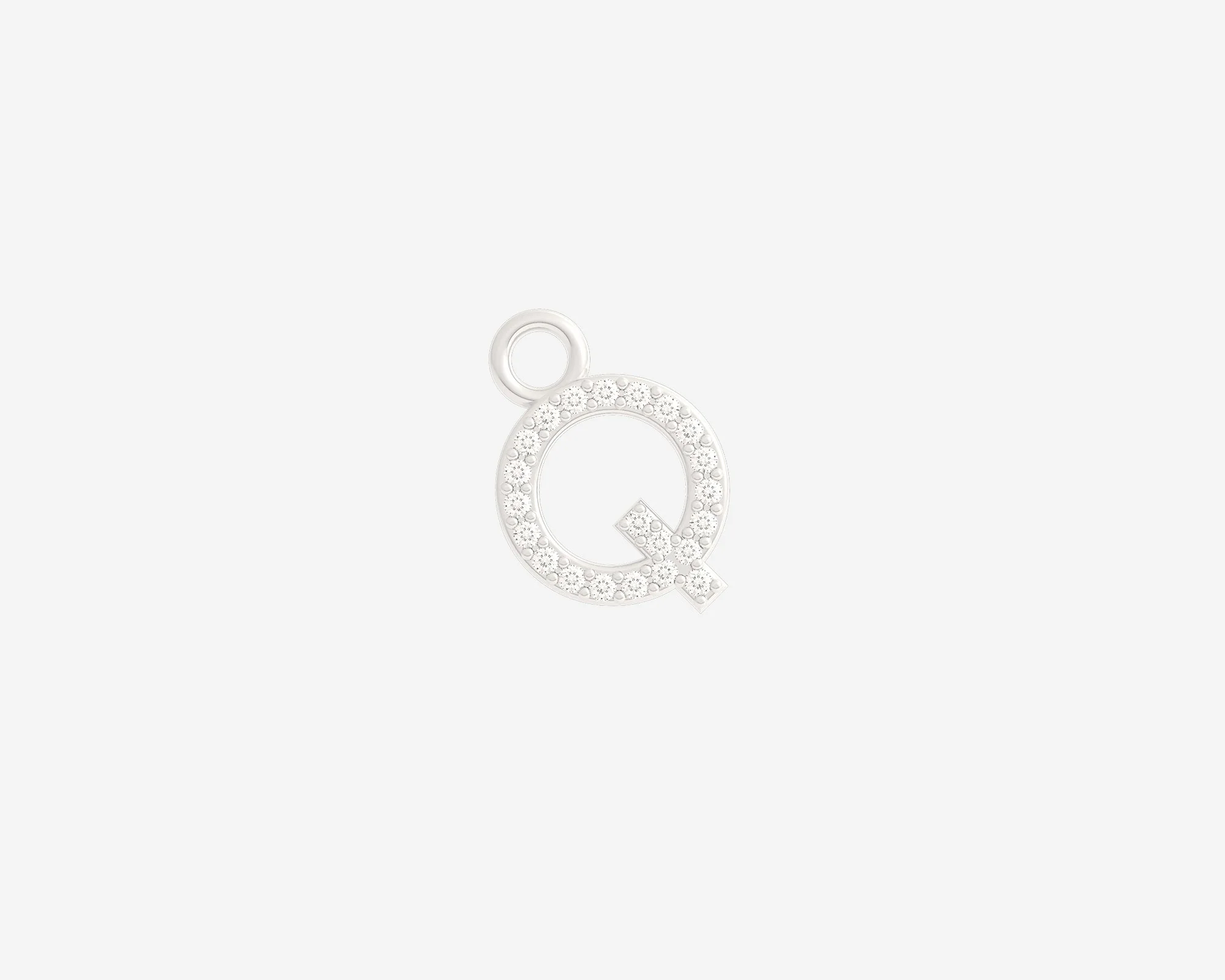 The Diamond Letter Charm - Image 49