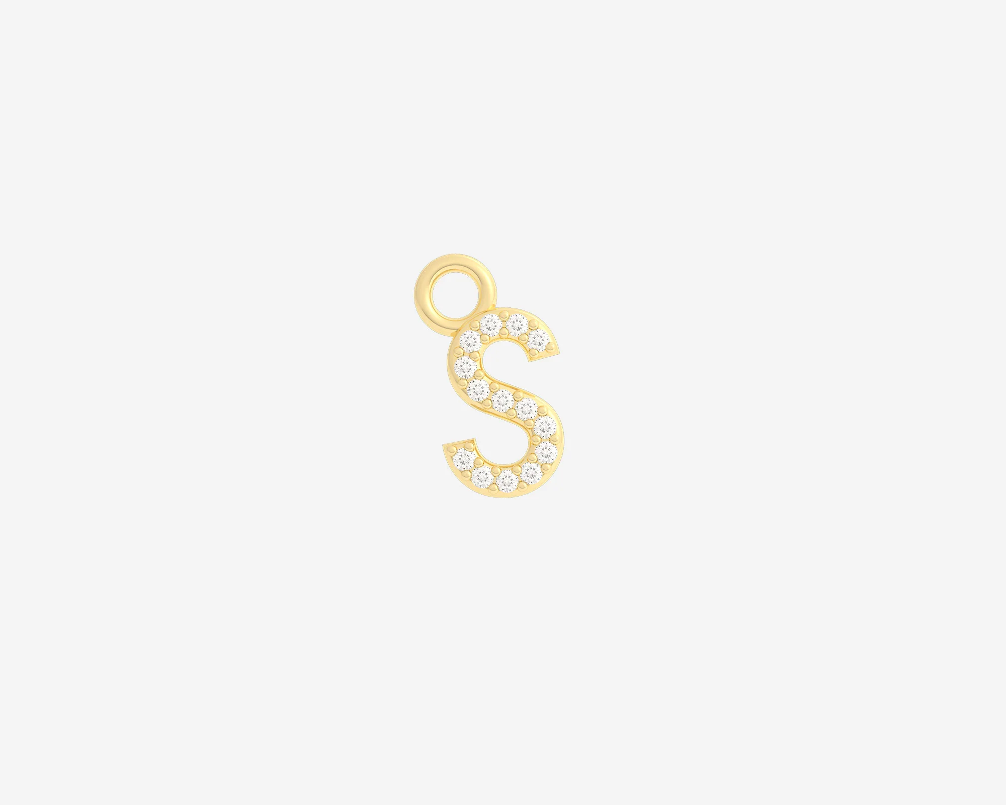 The Diamond Letter Charm - Image 55