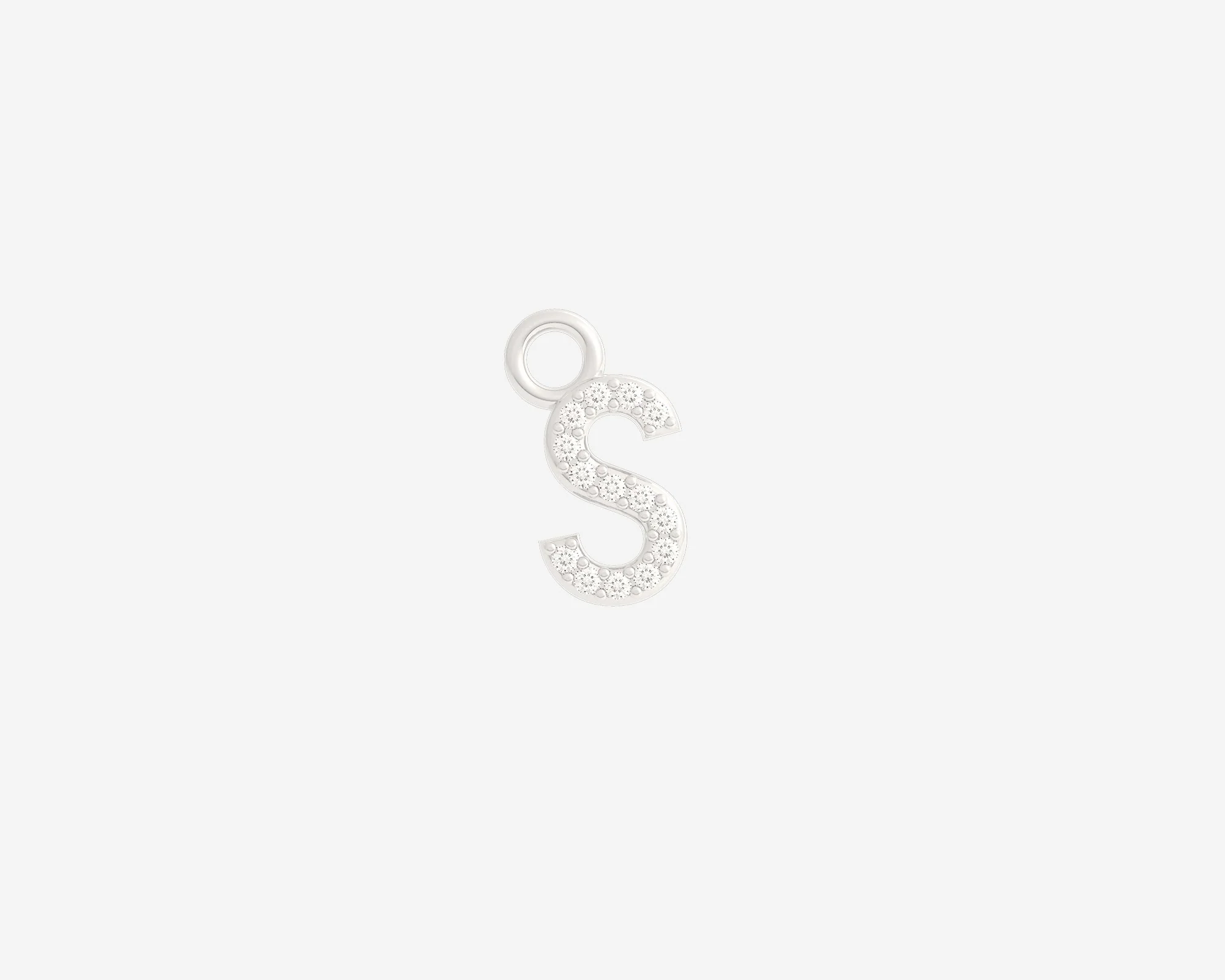 The Diamond Letter Charm - Image 56