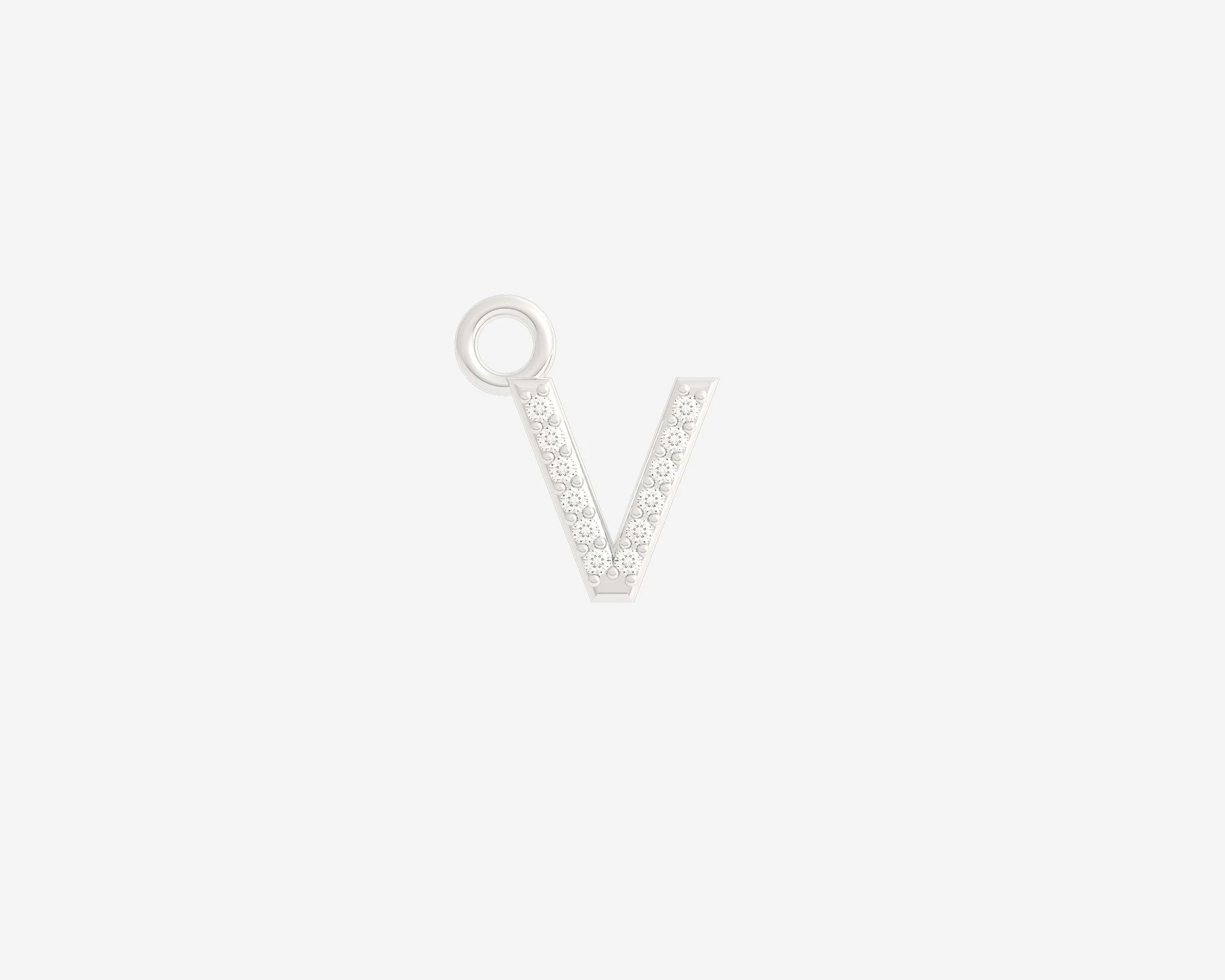 The Diamond Letter Charm - Image 65