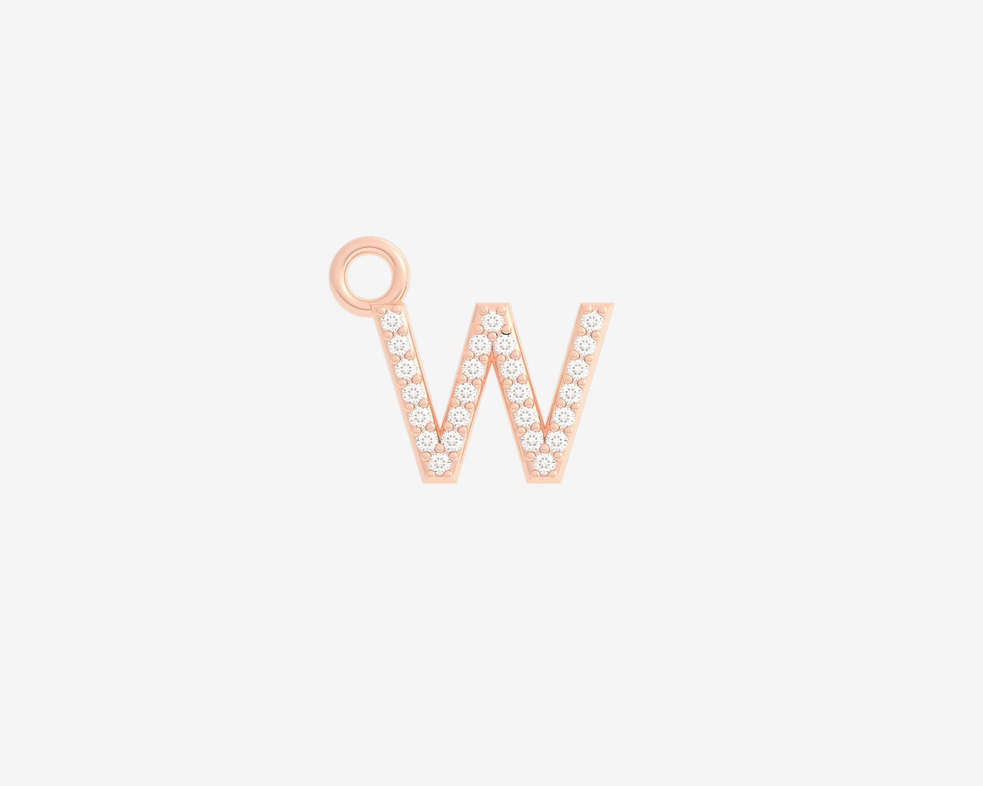 The Diamond Letter Charm - Image 69