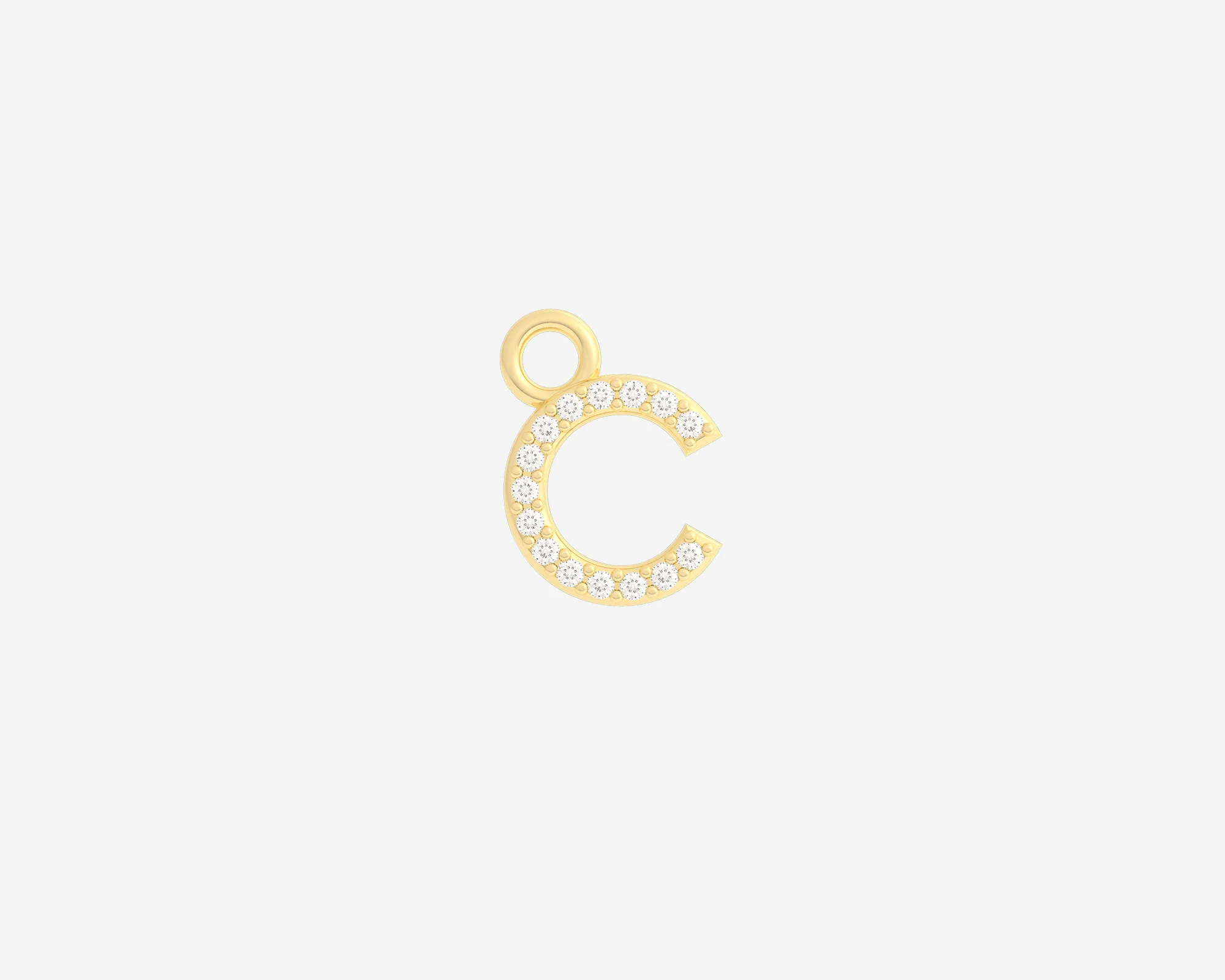 The Diamond Letter Charm - Image 7