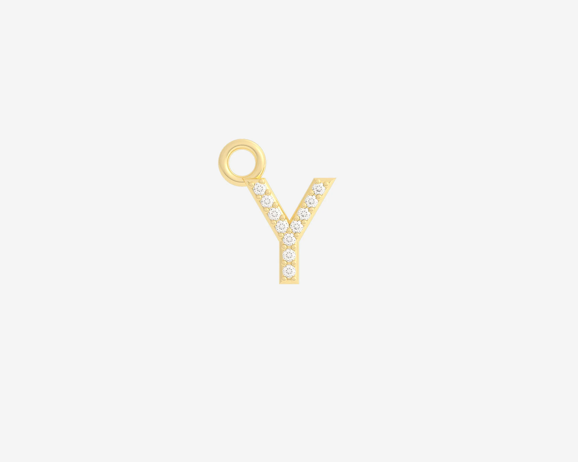 The Diamond Letter Charm - Image 74