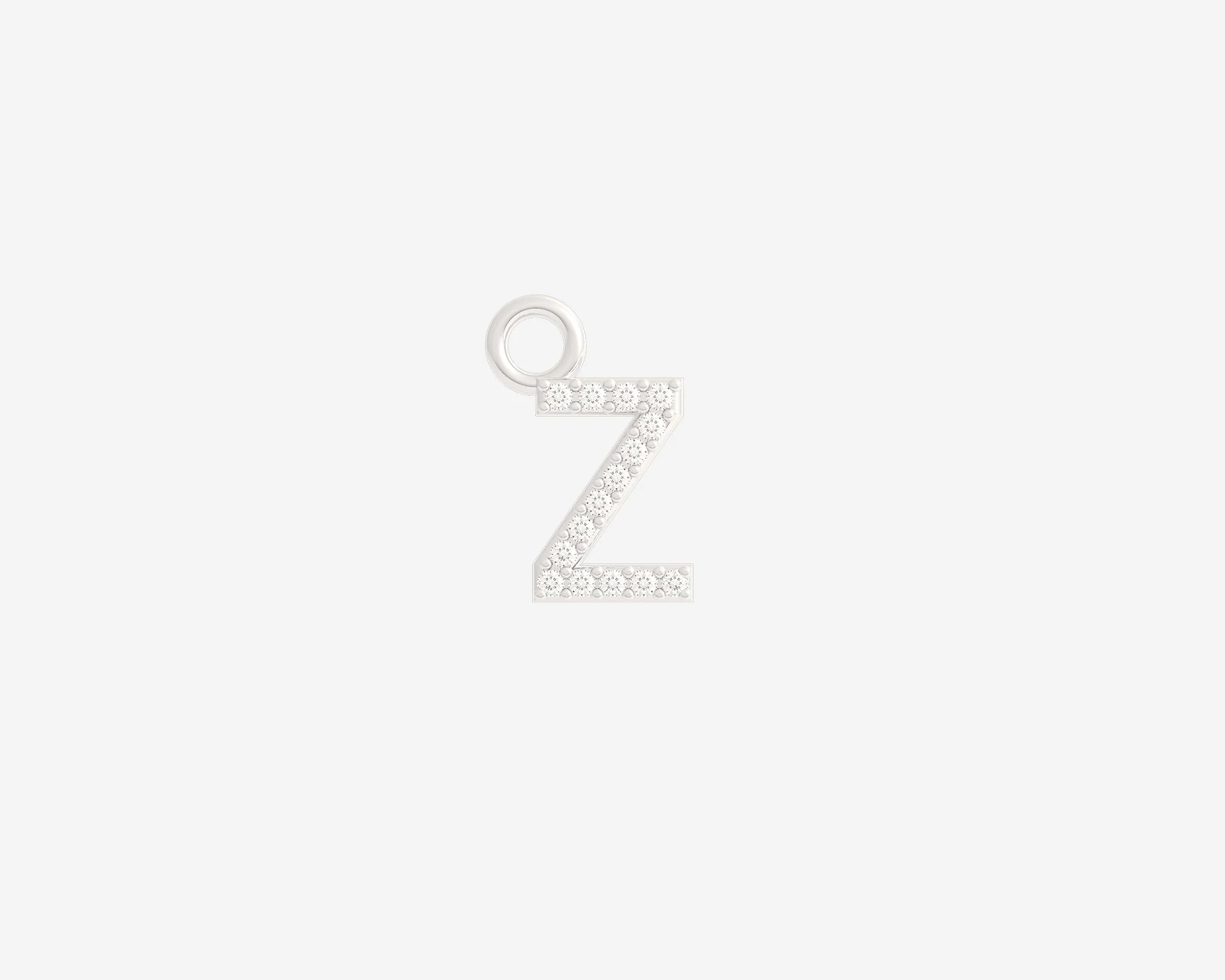 The Diamond Letter Charm - Image 77