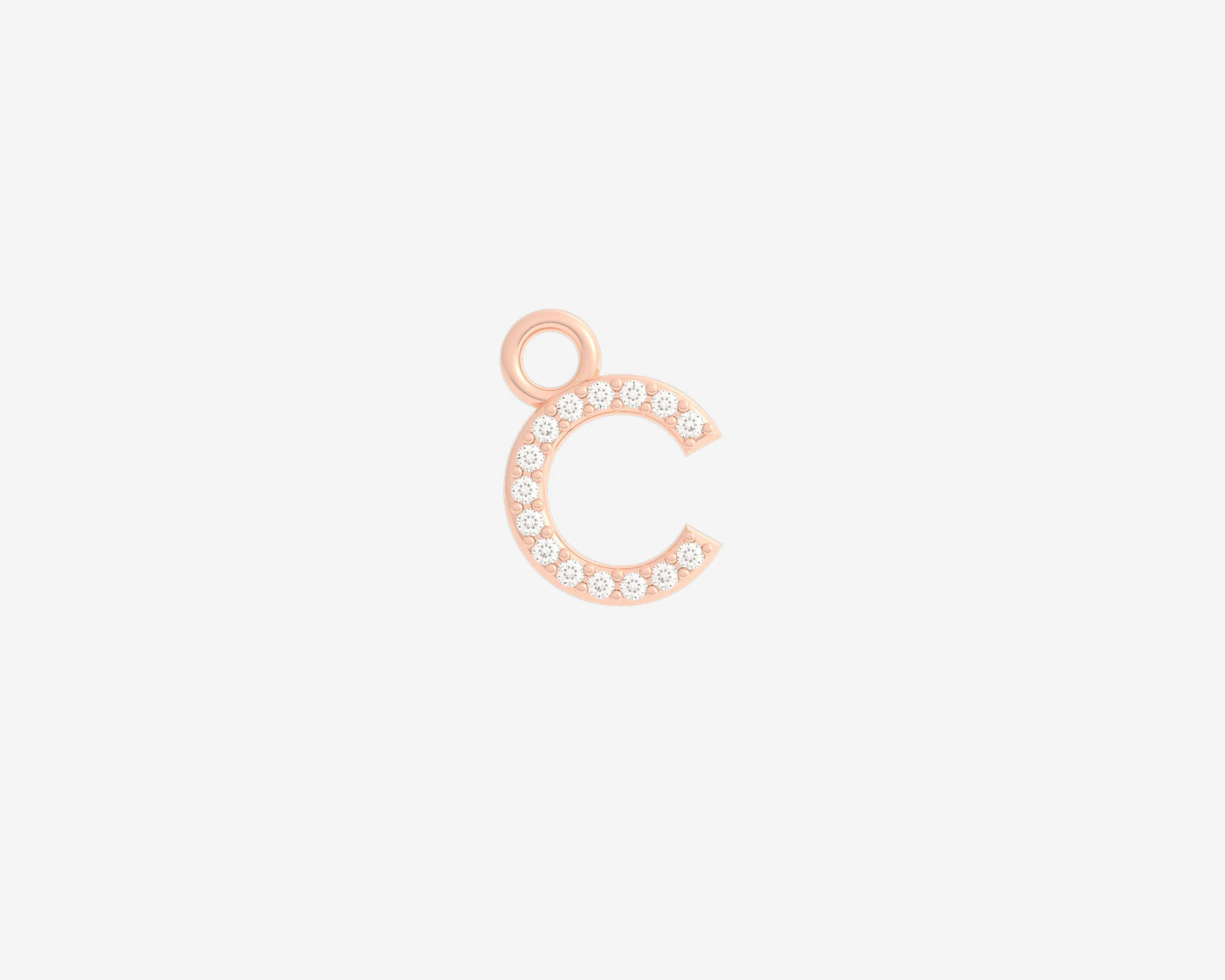 The Diamond Letter Charm - Image 9