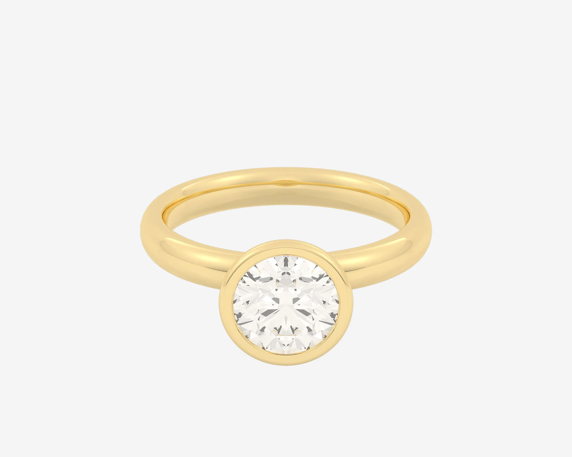 The Domed Bezel Solitaire — Round - Image 6