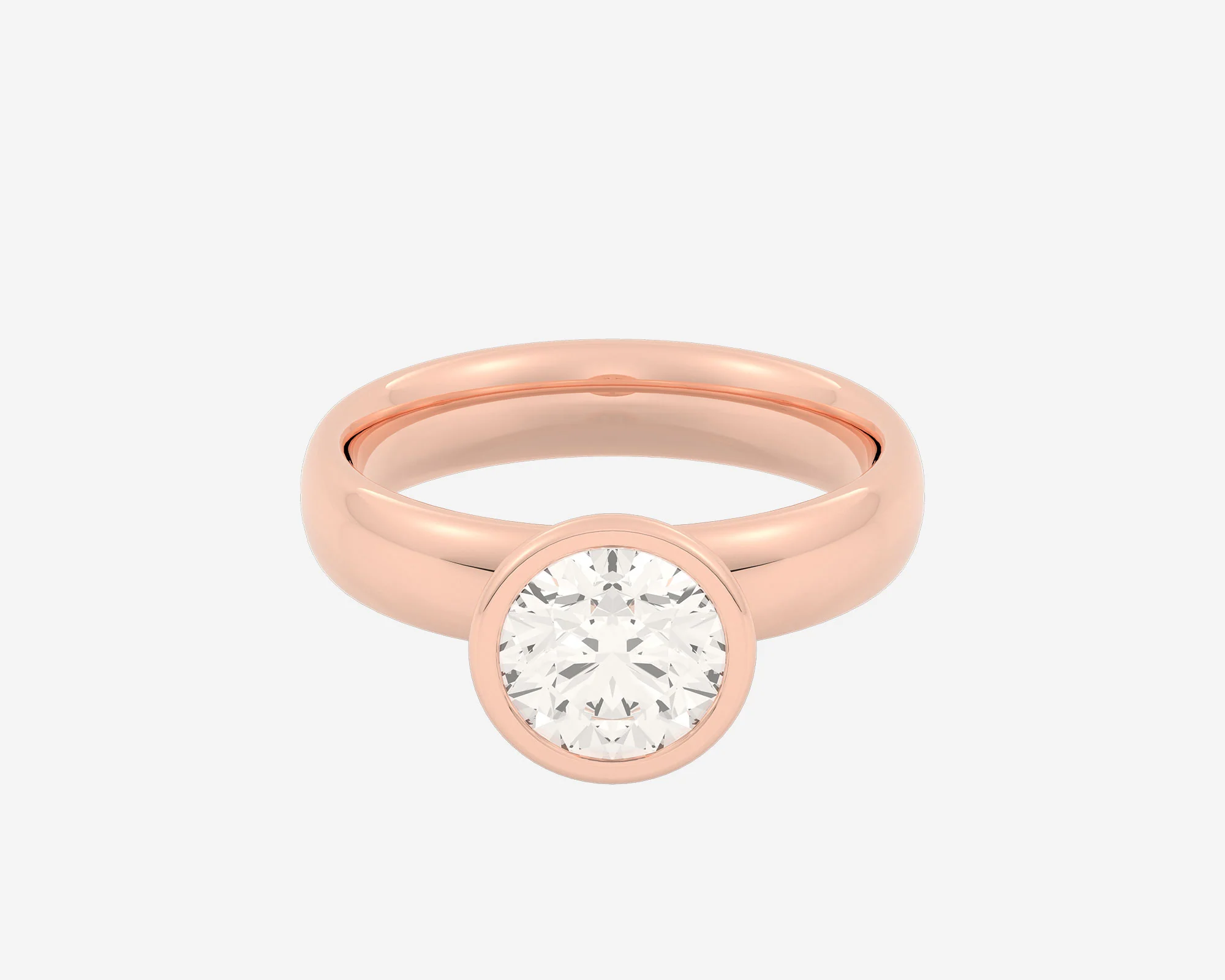 The Domed Bezel Solitaire — Round - Image 7