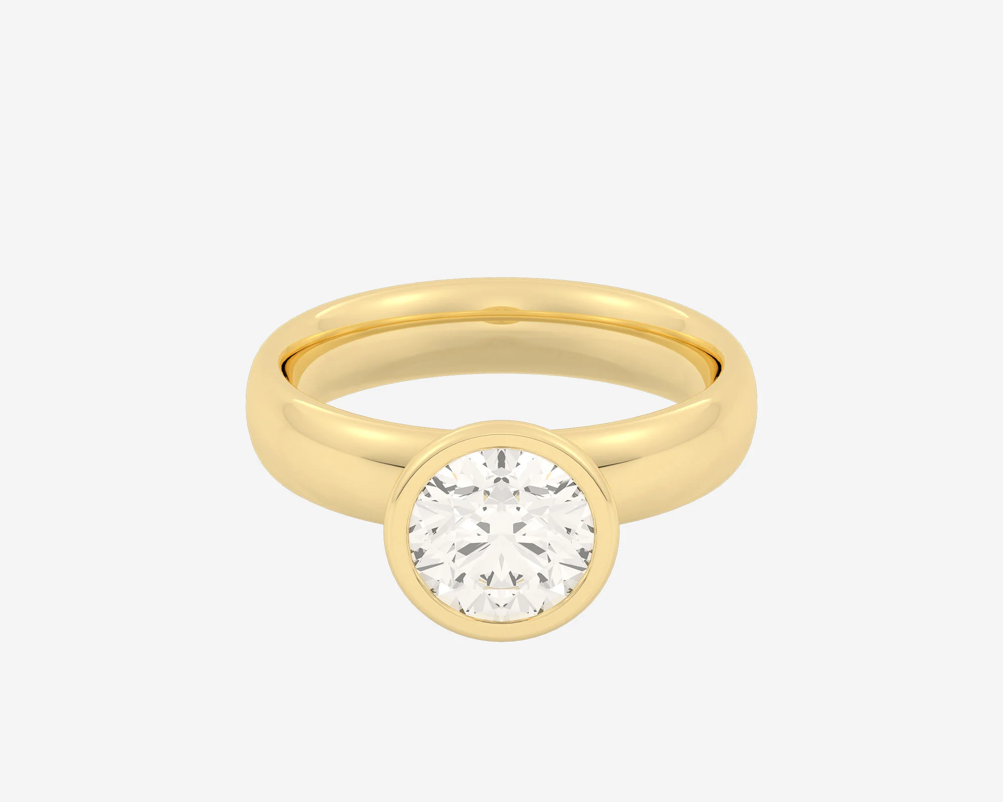 The Domed Bezel Solitaire — Round - Image 9
