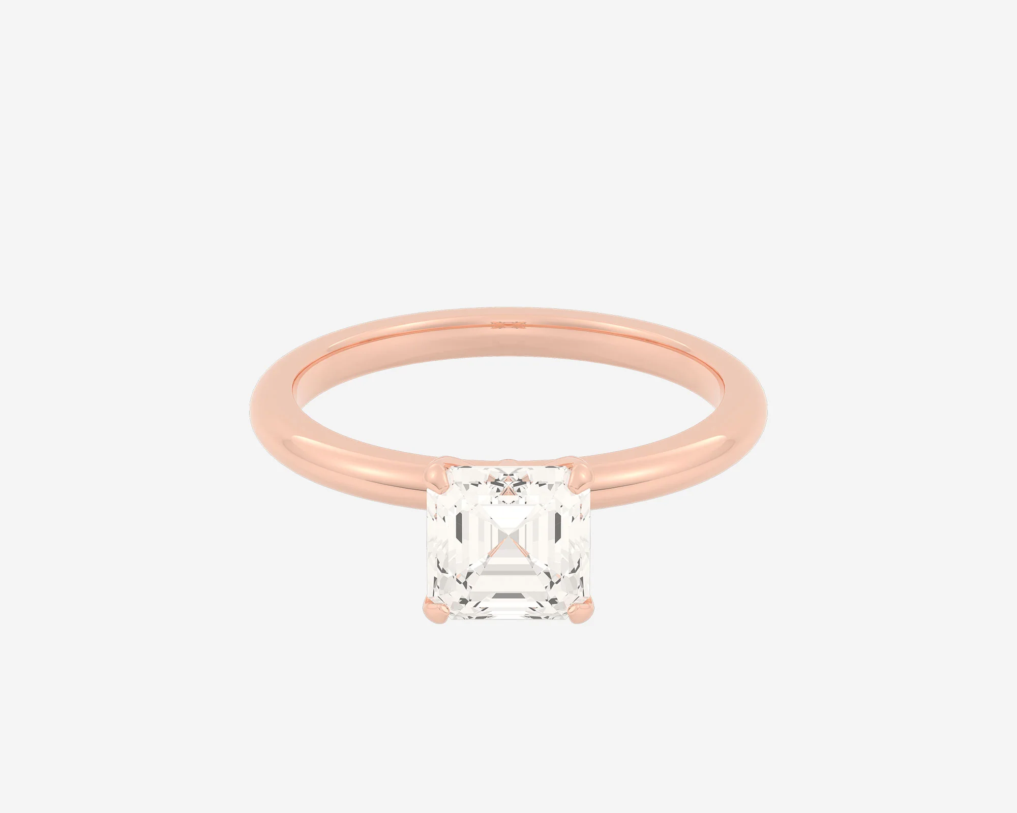 The Domed Solitaire — Asscher - Image 10