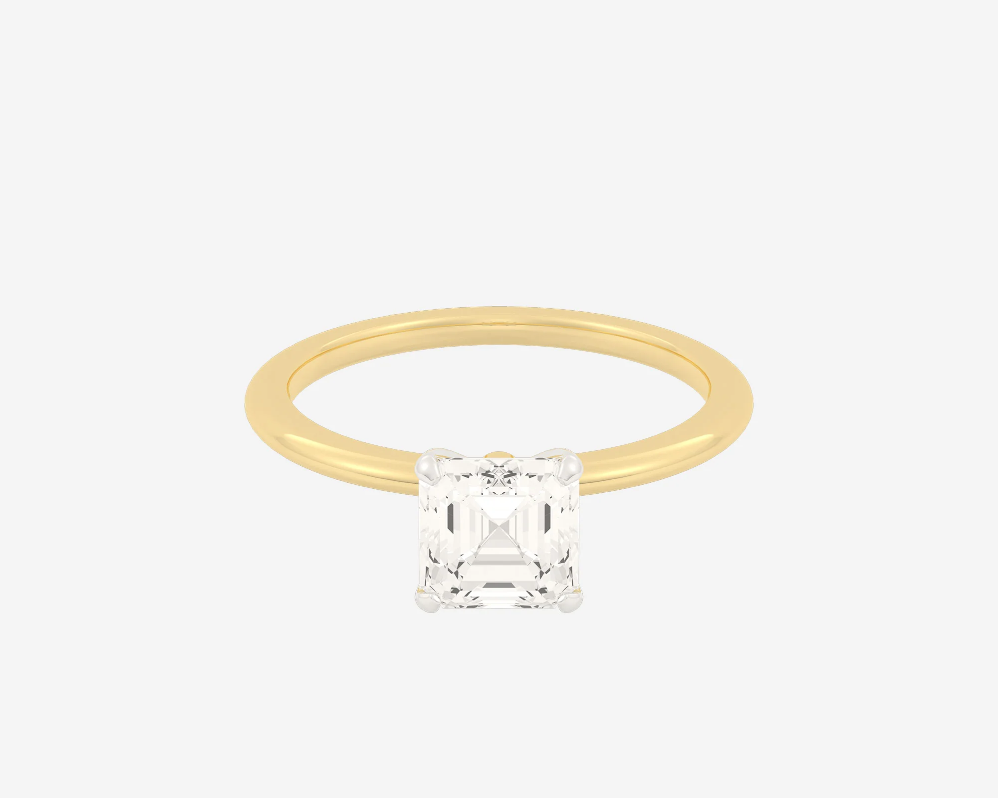 The Domed Solitaire — Asscher - Image 14