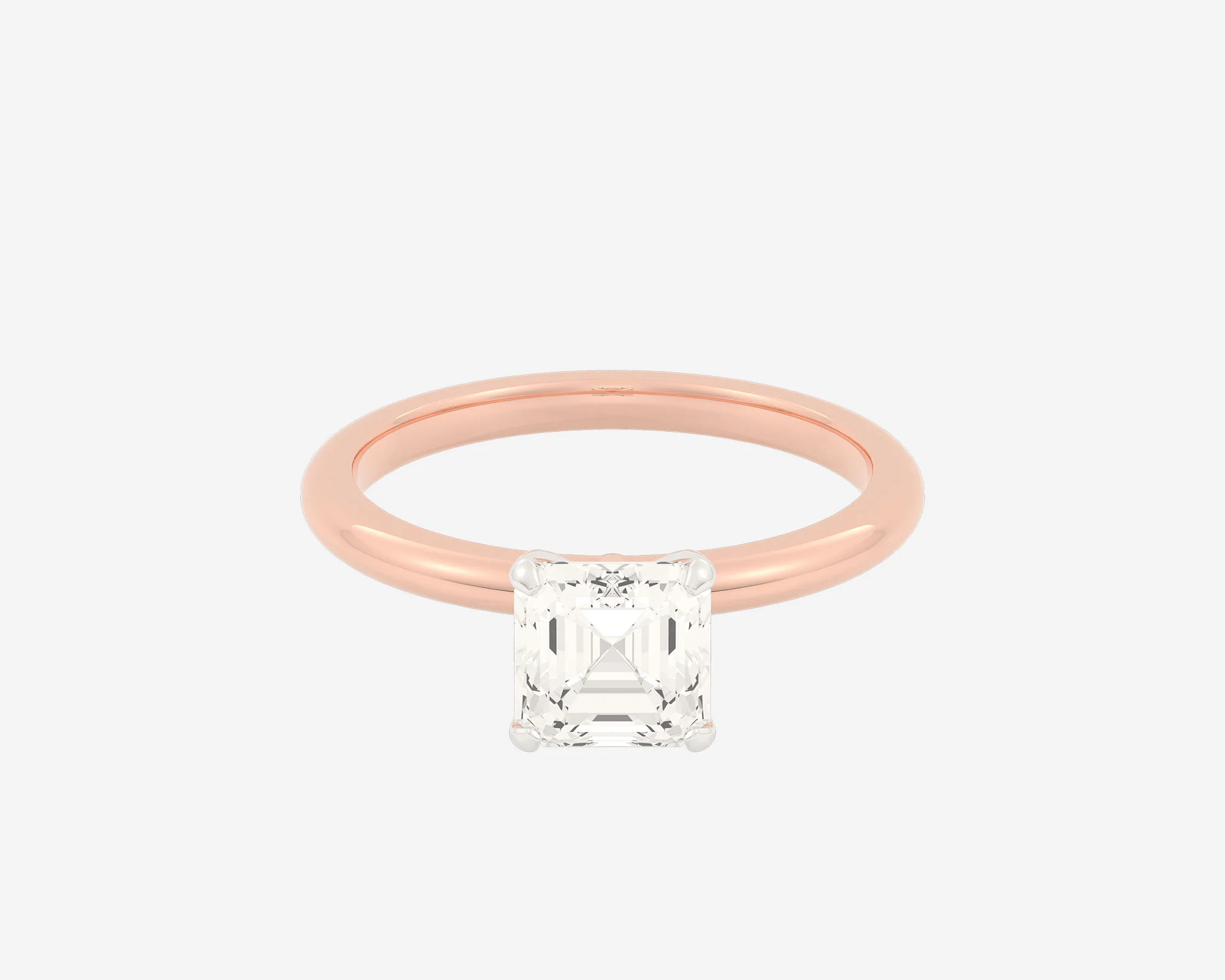 The Domed Solitaire — Asscher - Image 15