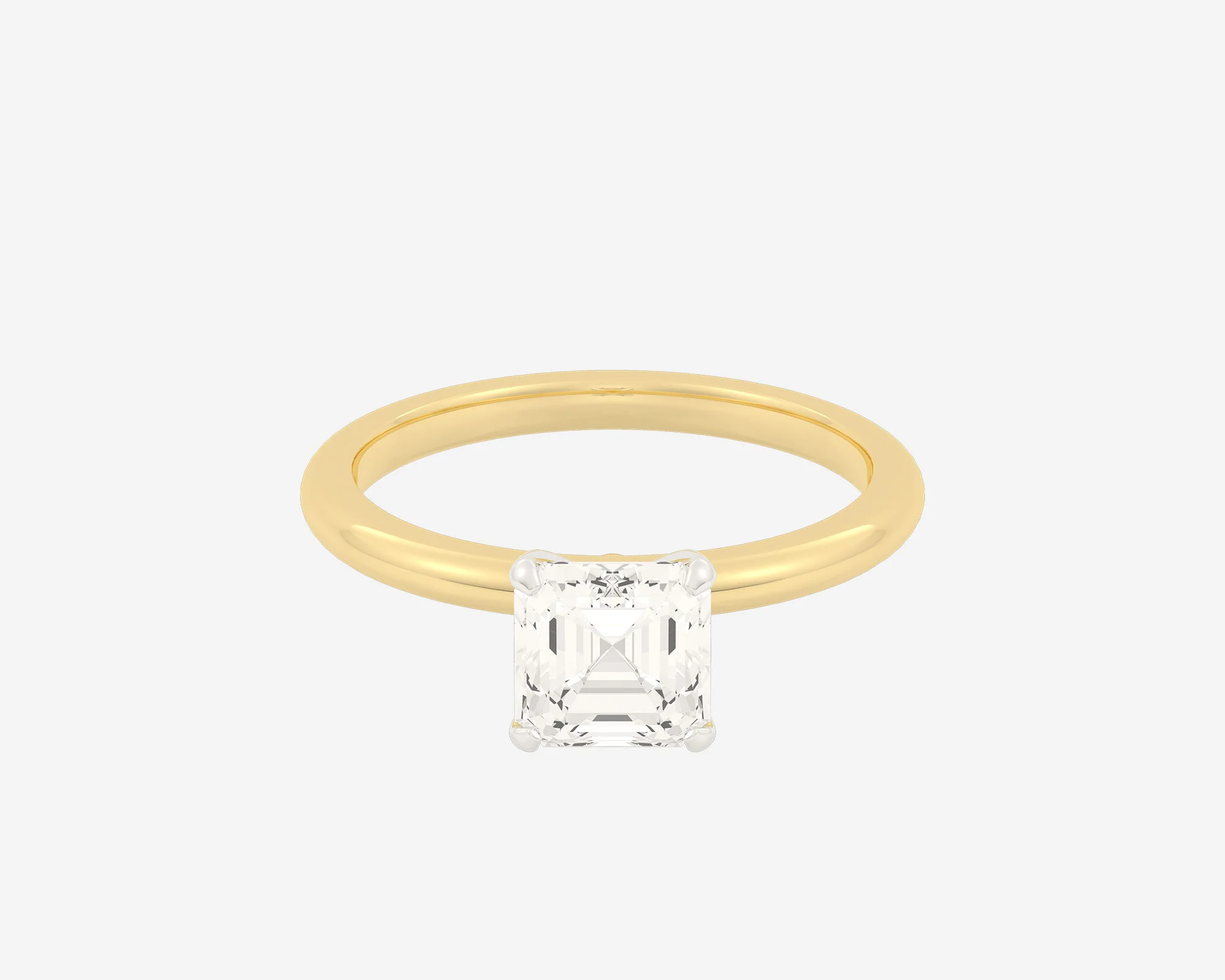 The Domed Solitaire — Asscher - Image 16