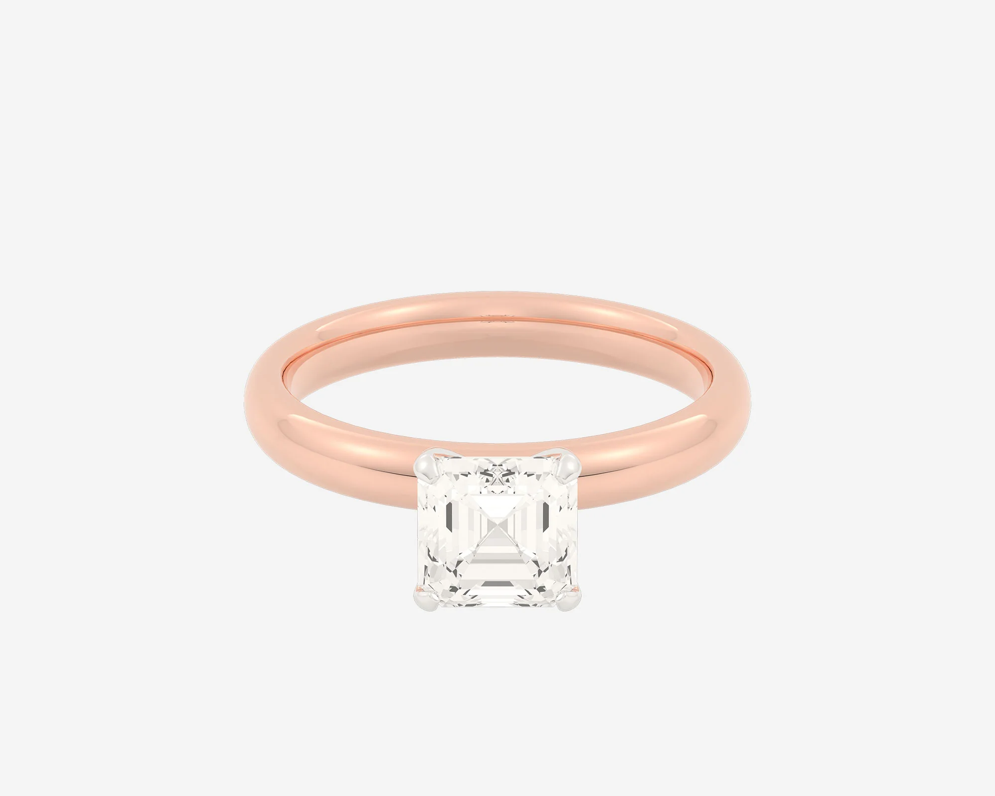 The Domed Solitaire — Asscher - Image 17