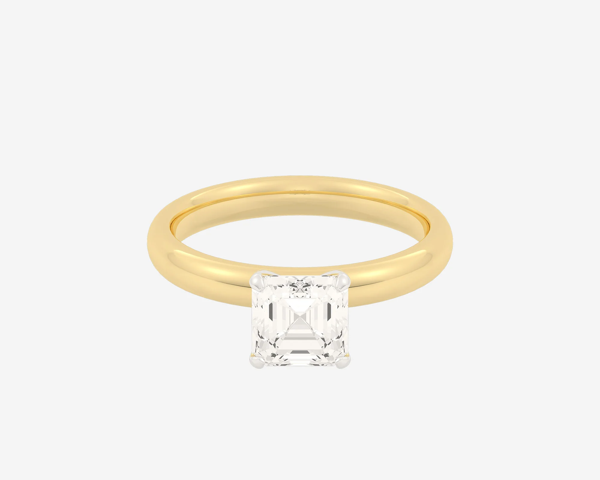 The Domed Solitaire — Asscher - Image 18