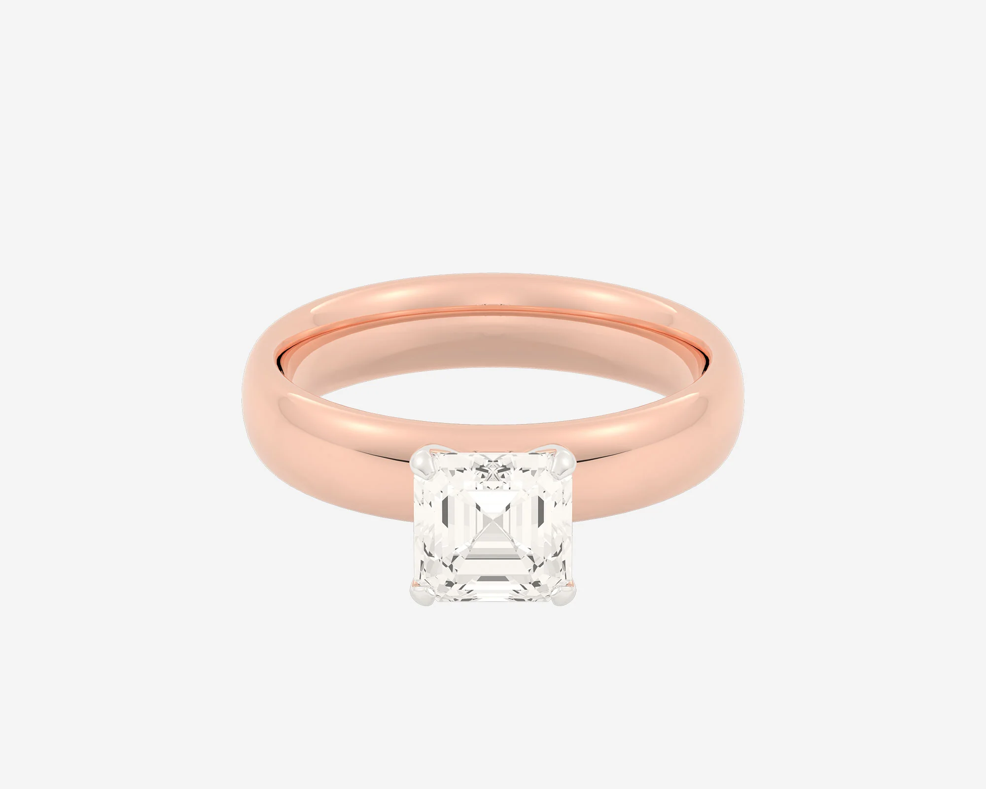 The Domed Solitaire — Asscher - Image 19