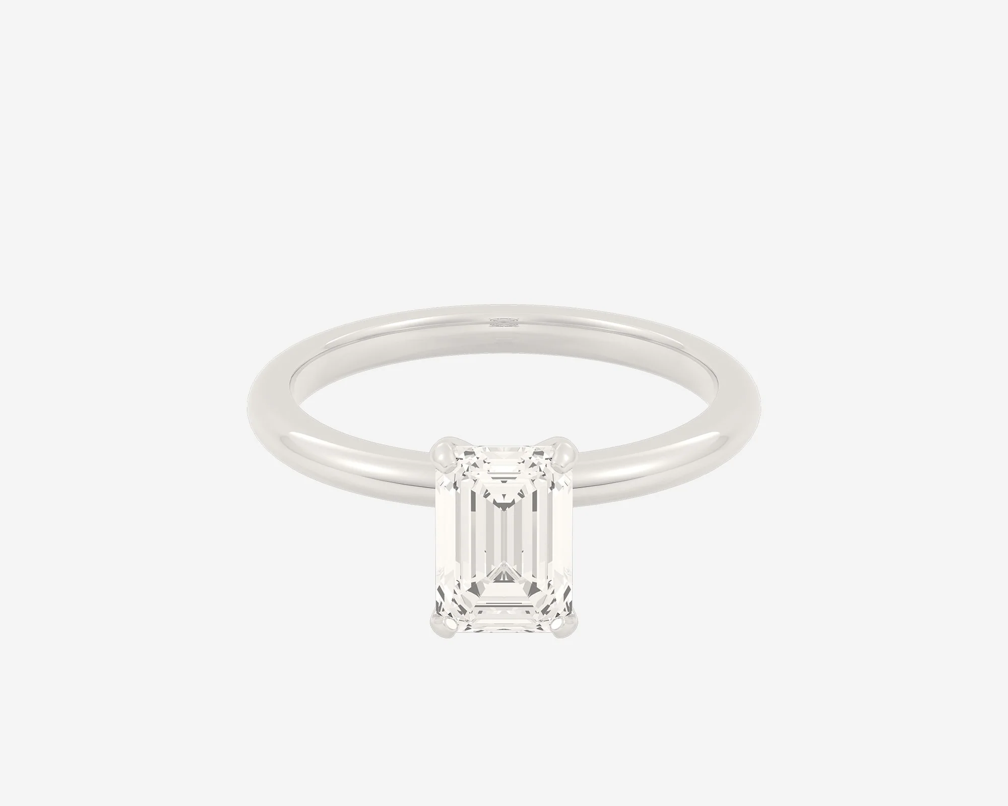 The Domed Solitaire — Emerald - Image 12