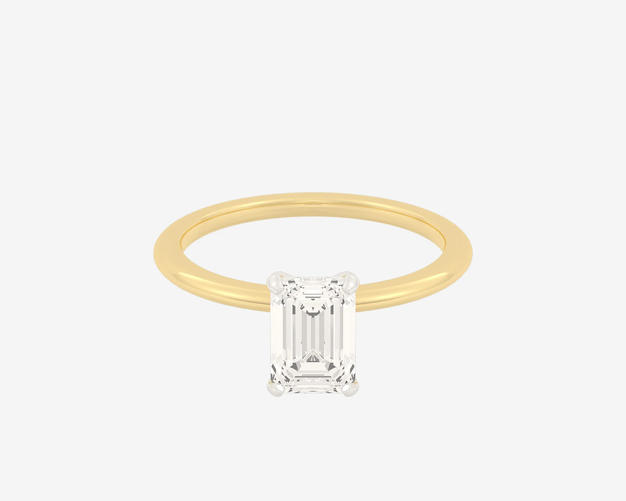 The Domed Solitaire — Emerald - Image 14