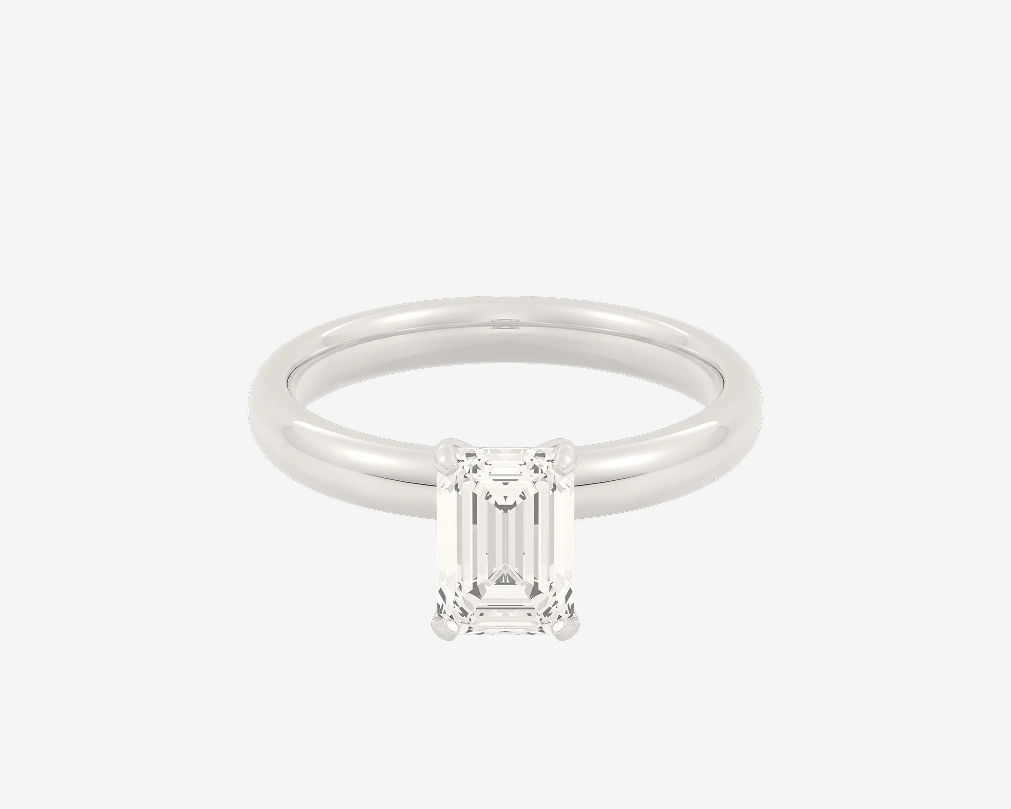 The Domed Solitaire — Emerald - Image 5