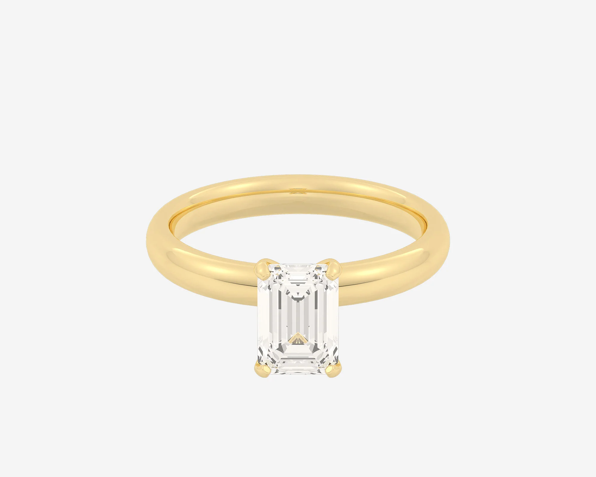 The Domed Solitaire — Emerald - Image 6