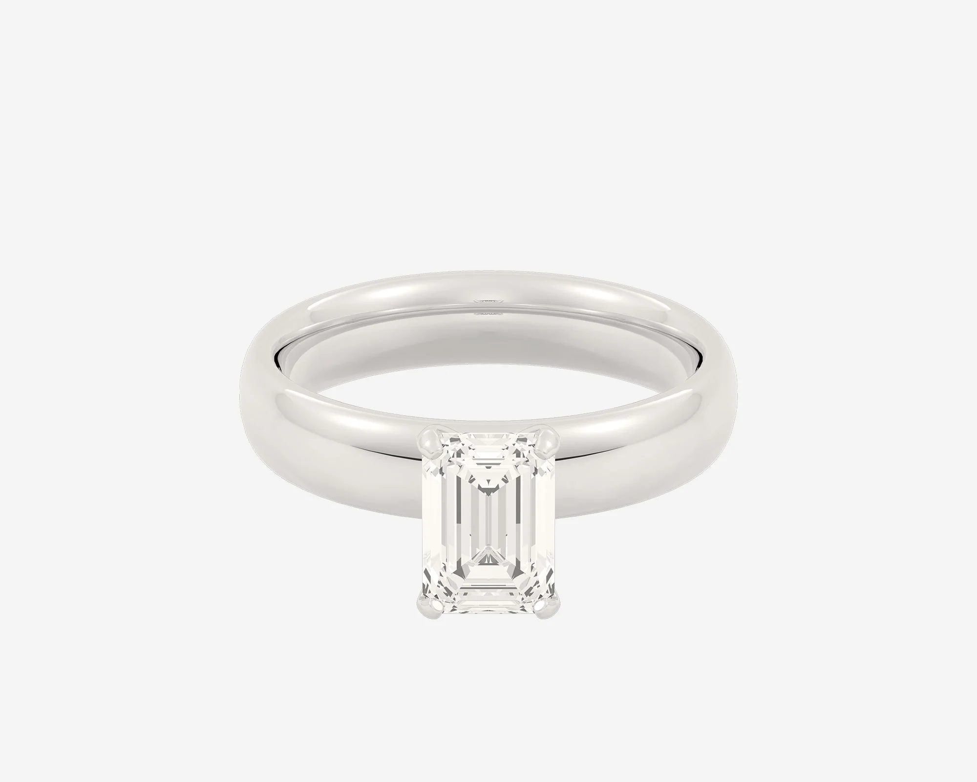 The Domed Solitaire — Emerald - Image 8