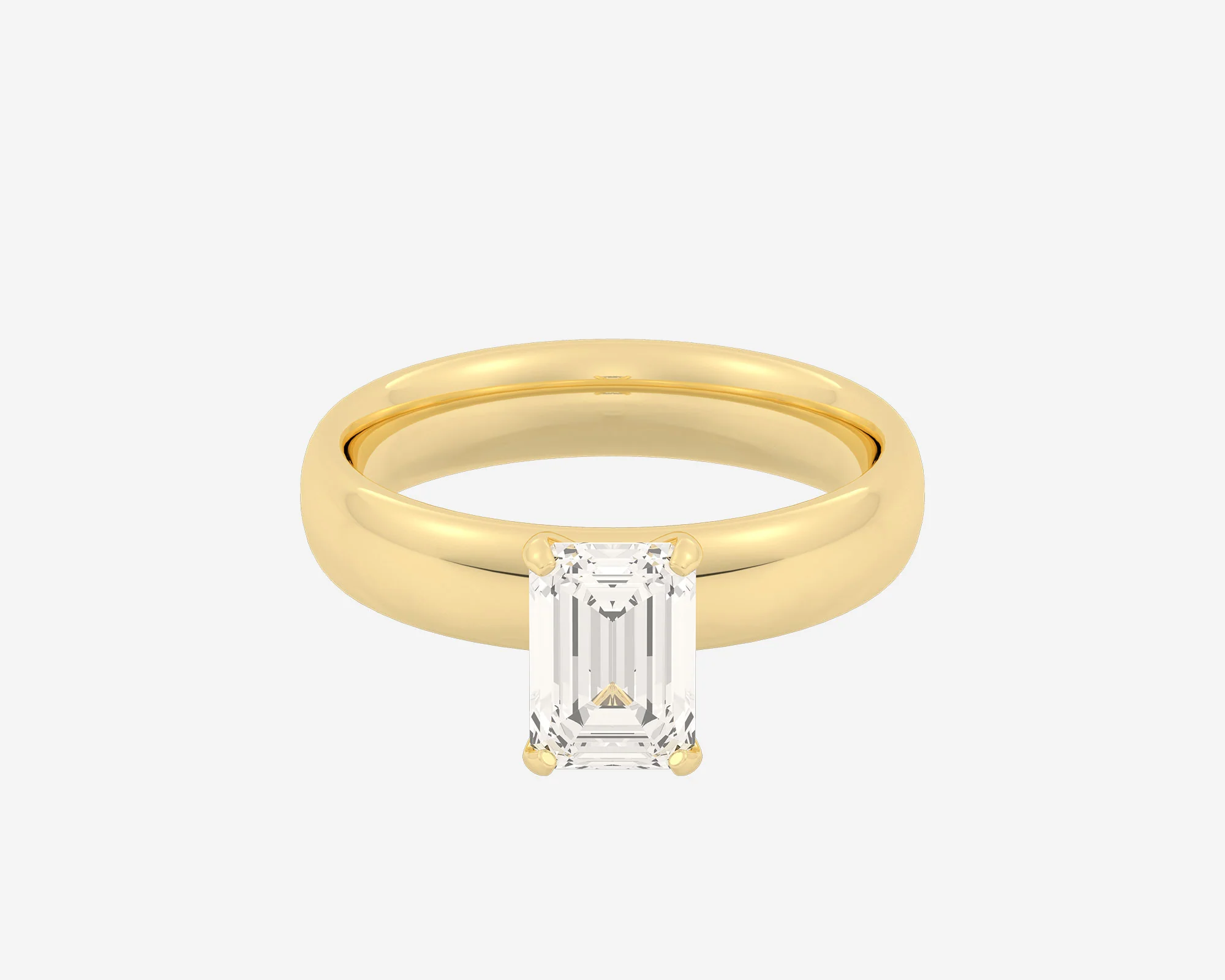 The Domed Solitaire — Emerald - Image 9