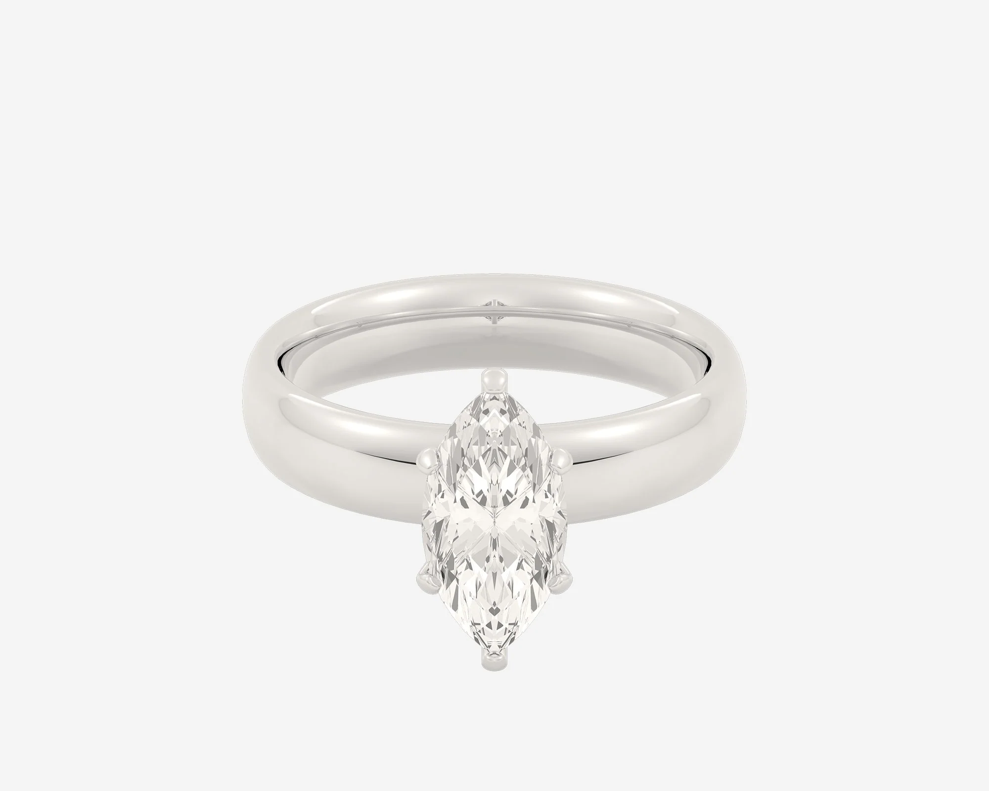 The Domed Solitaire — Marquise - Image 12
