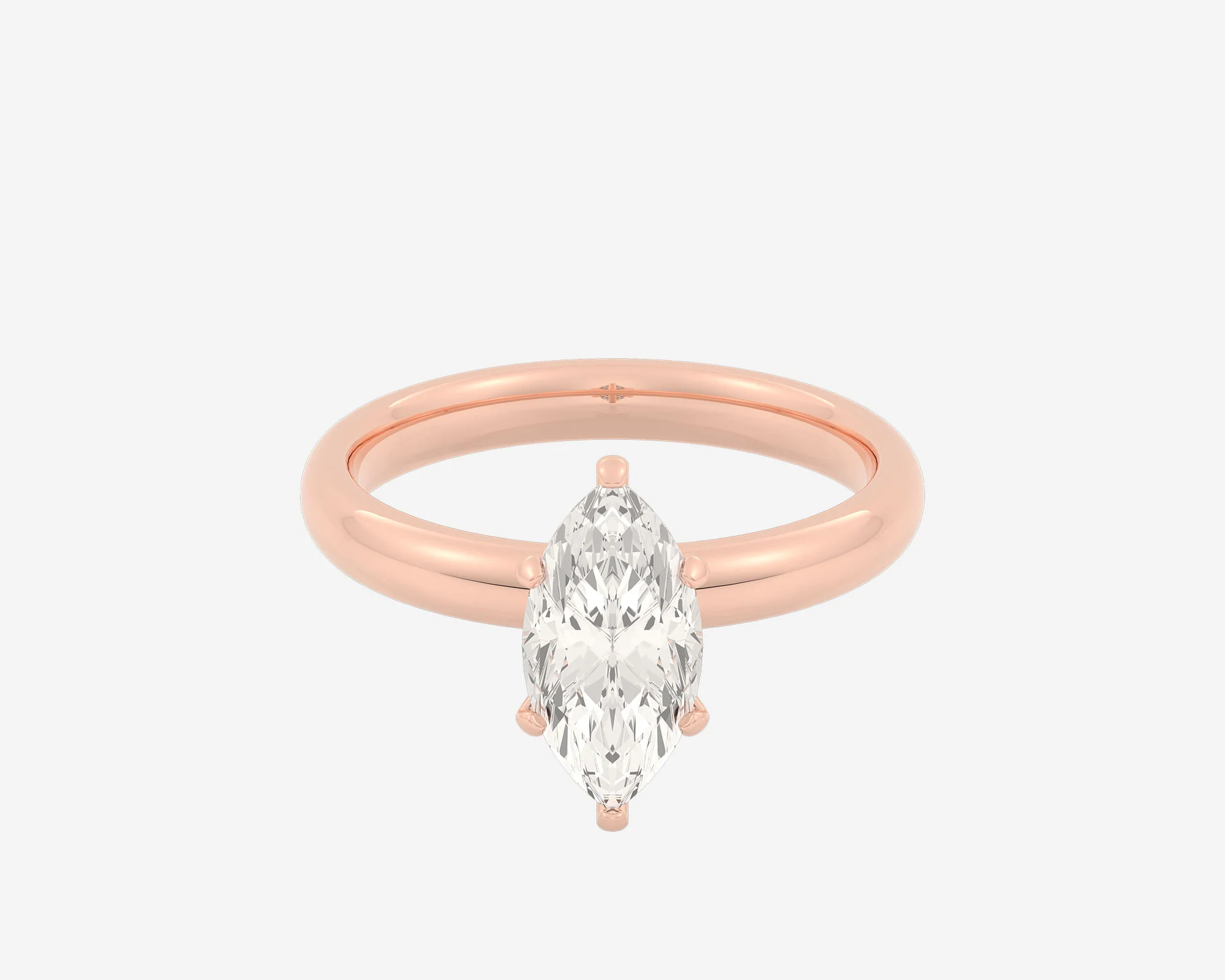 The Domed Solitaire — Marquise - Image 3
