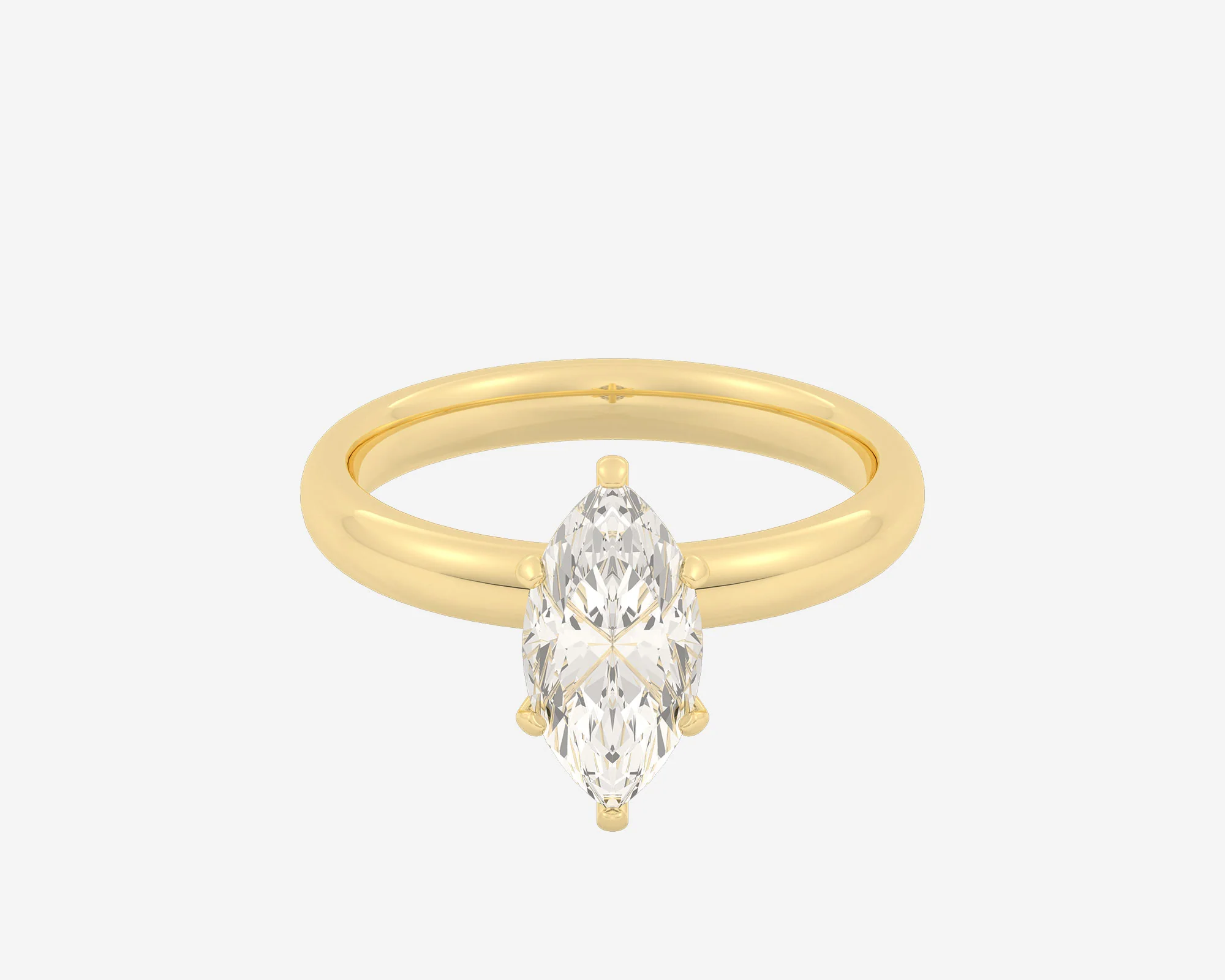 The Domed Solitaire — Marquise - Image 4