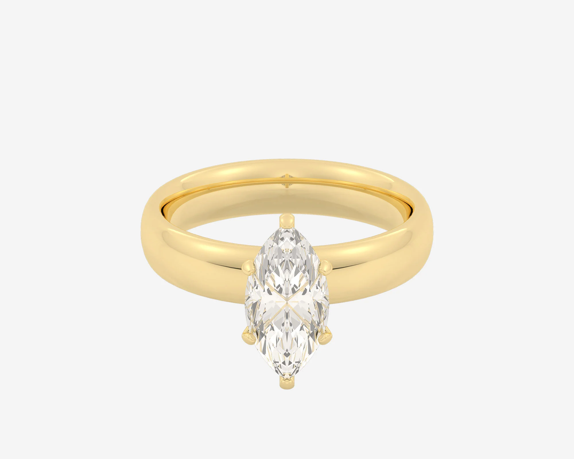 The Domed Solitaire — Marquise - Image 6