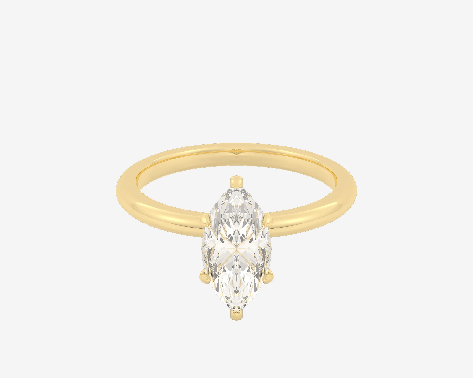 The Domed Solitaire — Marquise - Image 8