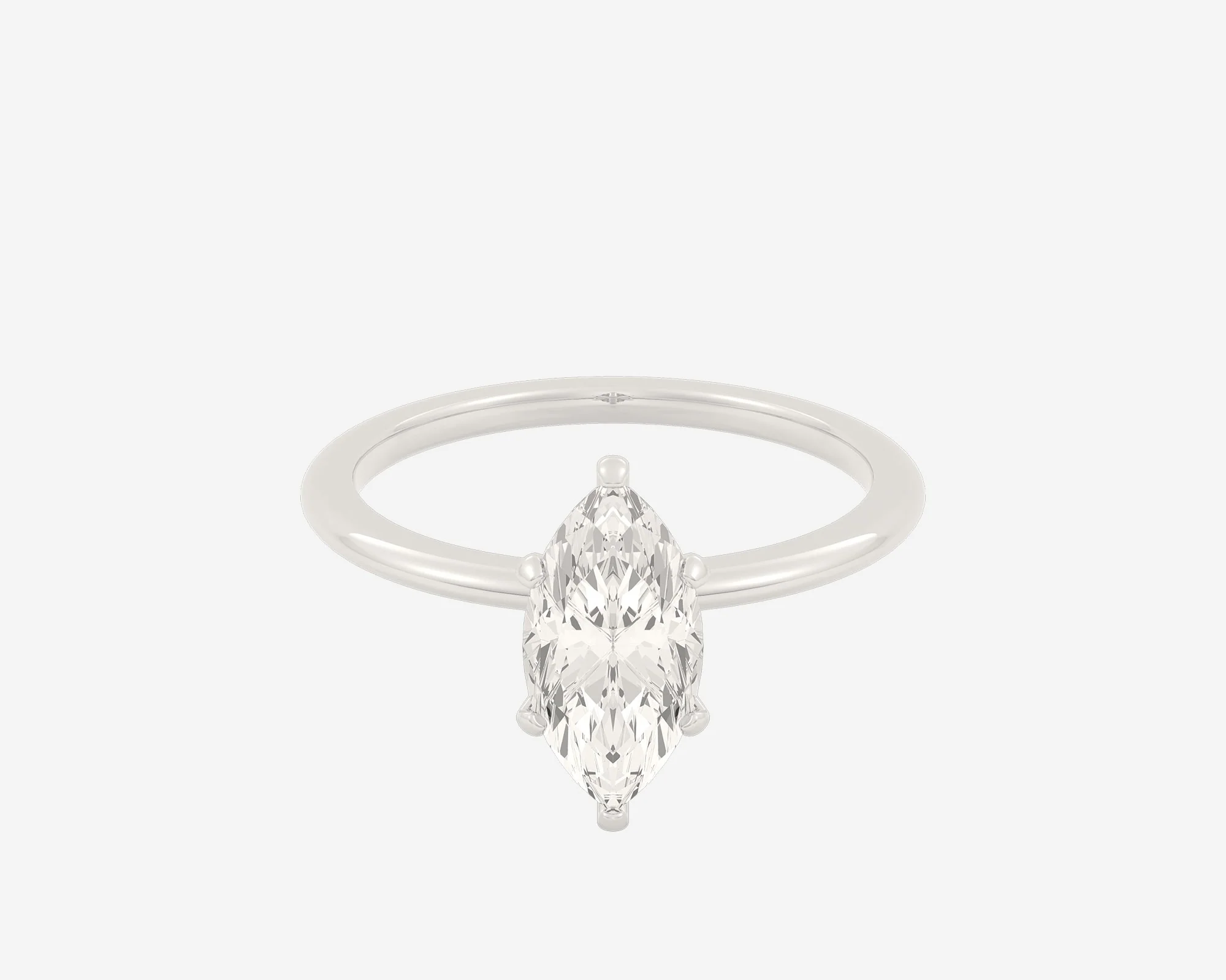The Domed Solitaire — Marquise - Image 9