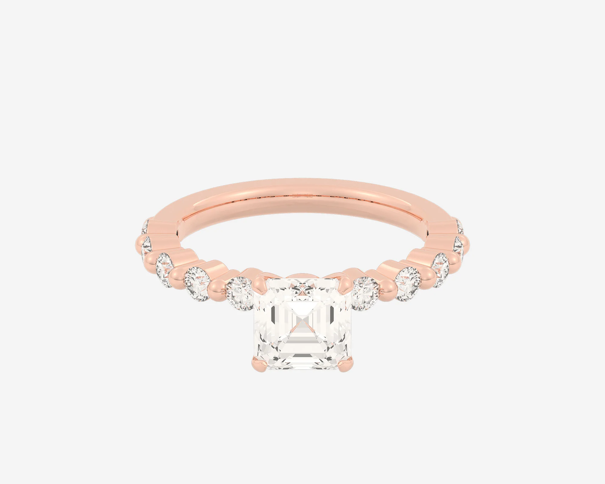 The Floating Solitaire — Asscher - Image 4