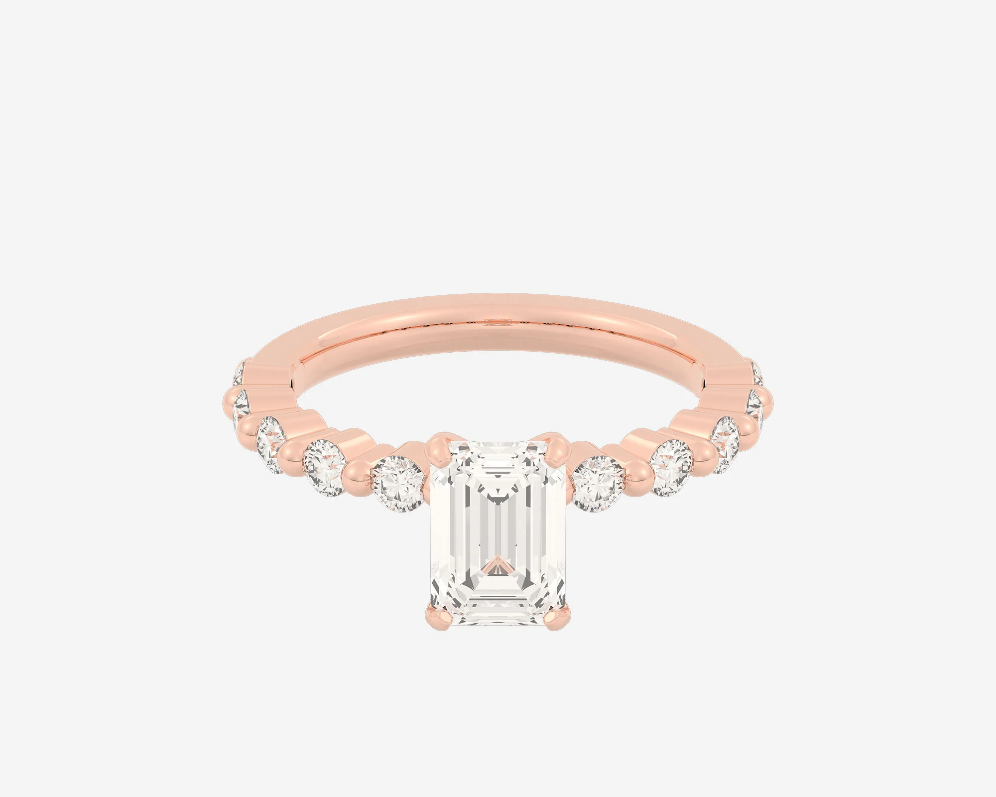 The Floating Solitaire — Emerald - Image 4