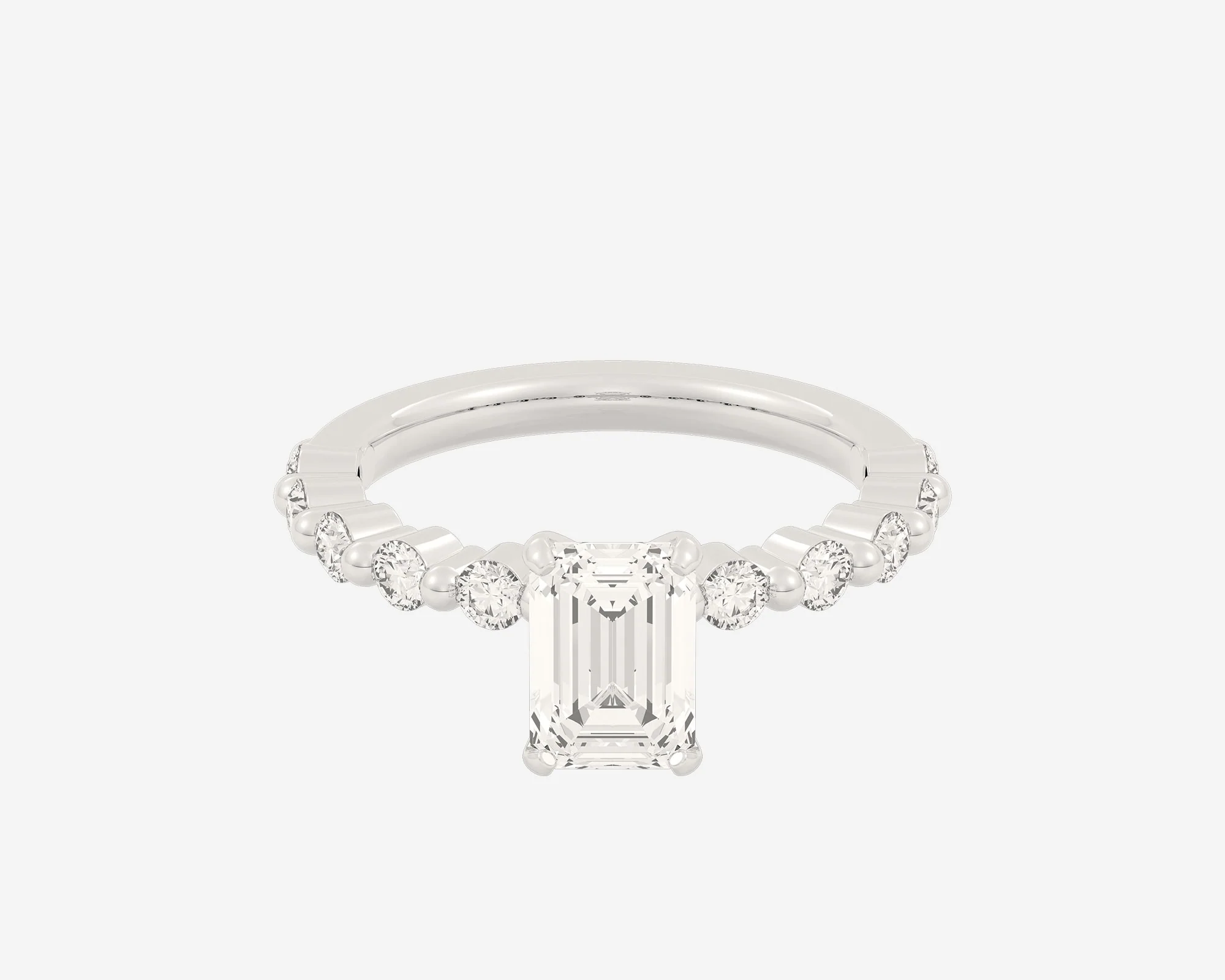 The Floating Solitaire — Emerald - Image 5