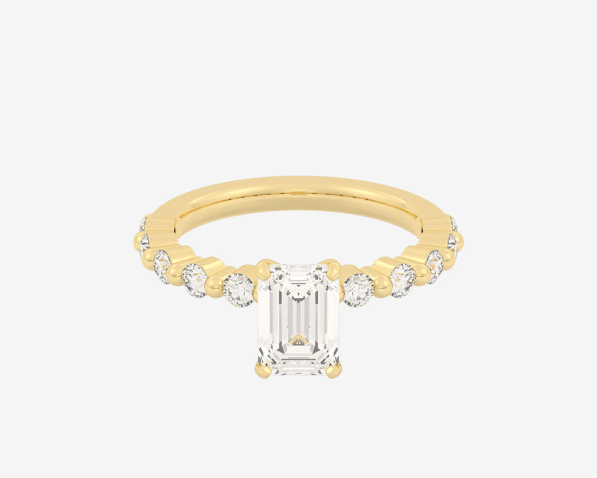 The Floating Solitaire — Emerald - Image 6