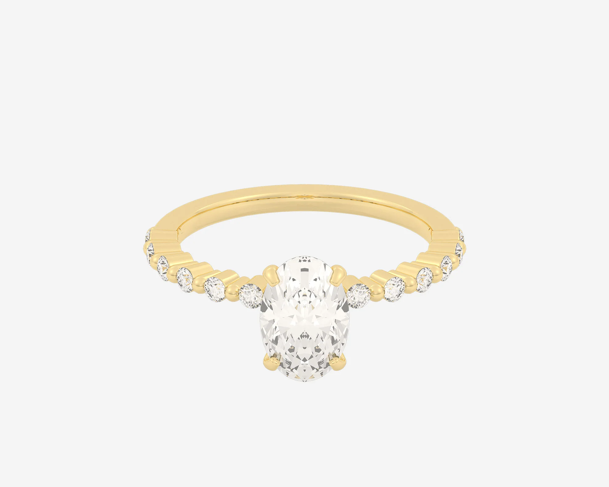 The Floating Solitaire — Oval - Image 3