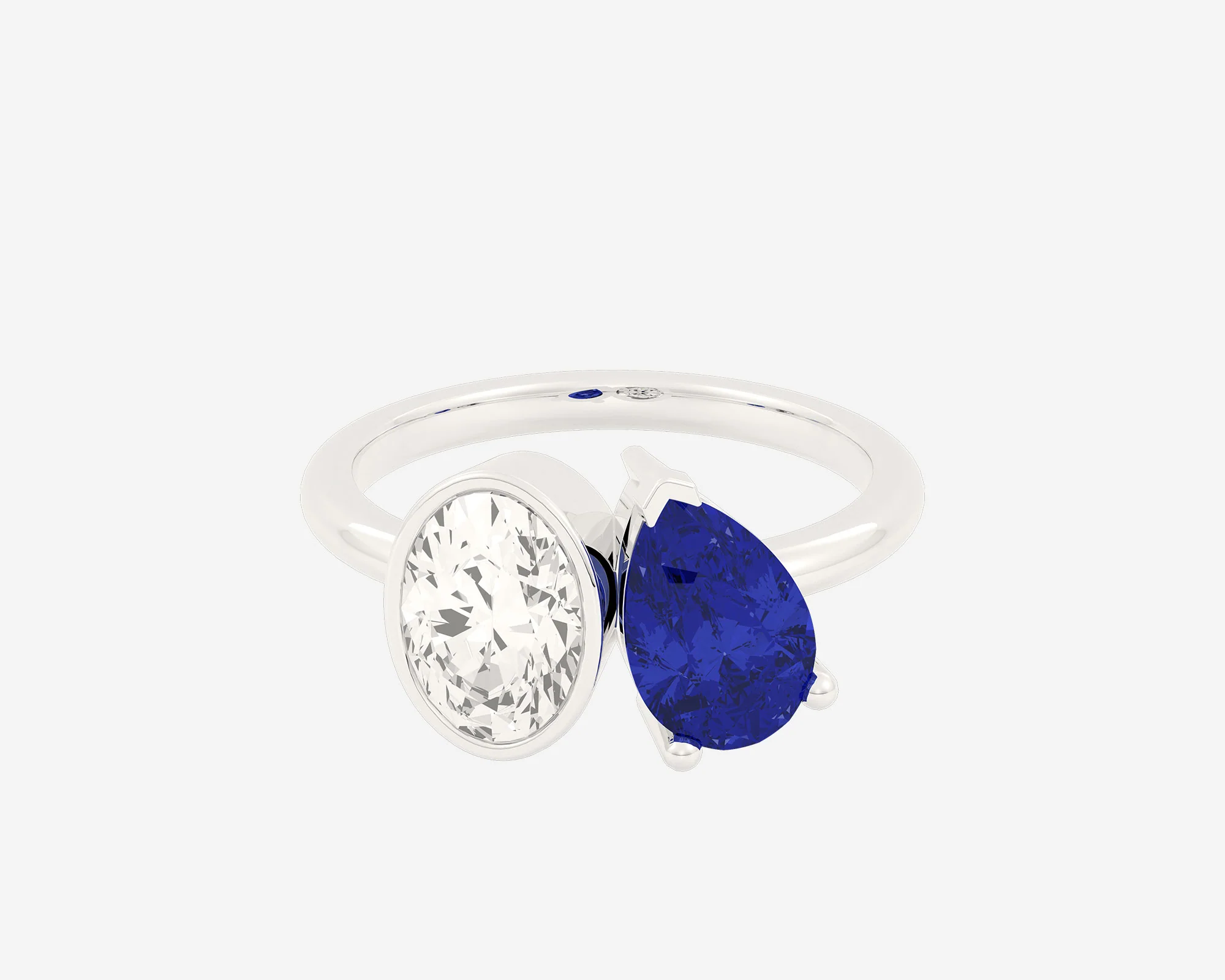 The Gem Bezel Toi et Moi — Oval/Pear - Image 2