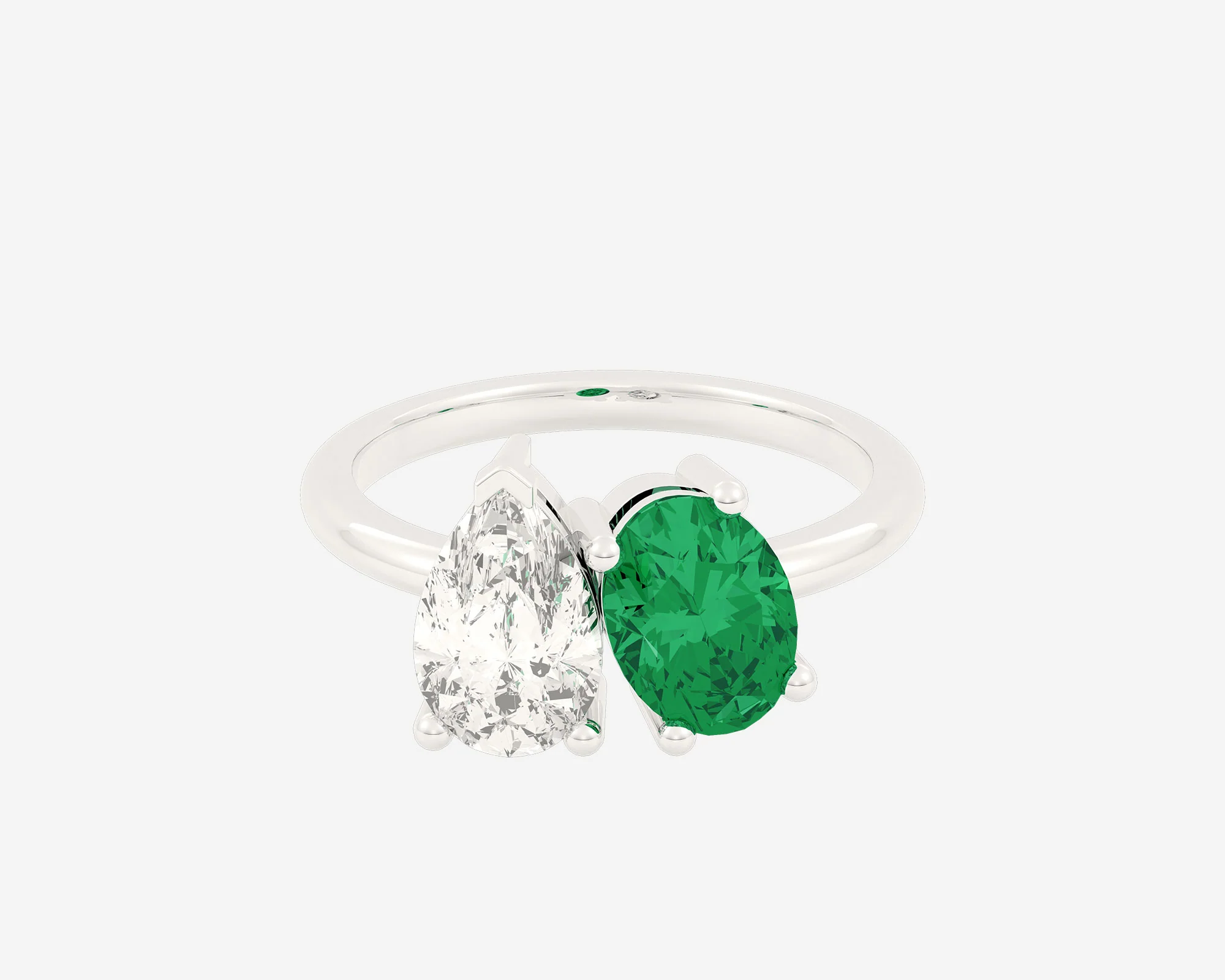 The Gem Toi et Moi — Pear/Oval - Image 2