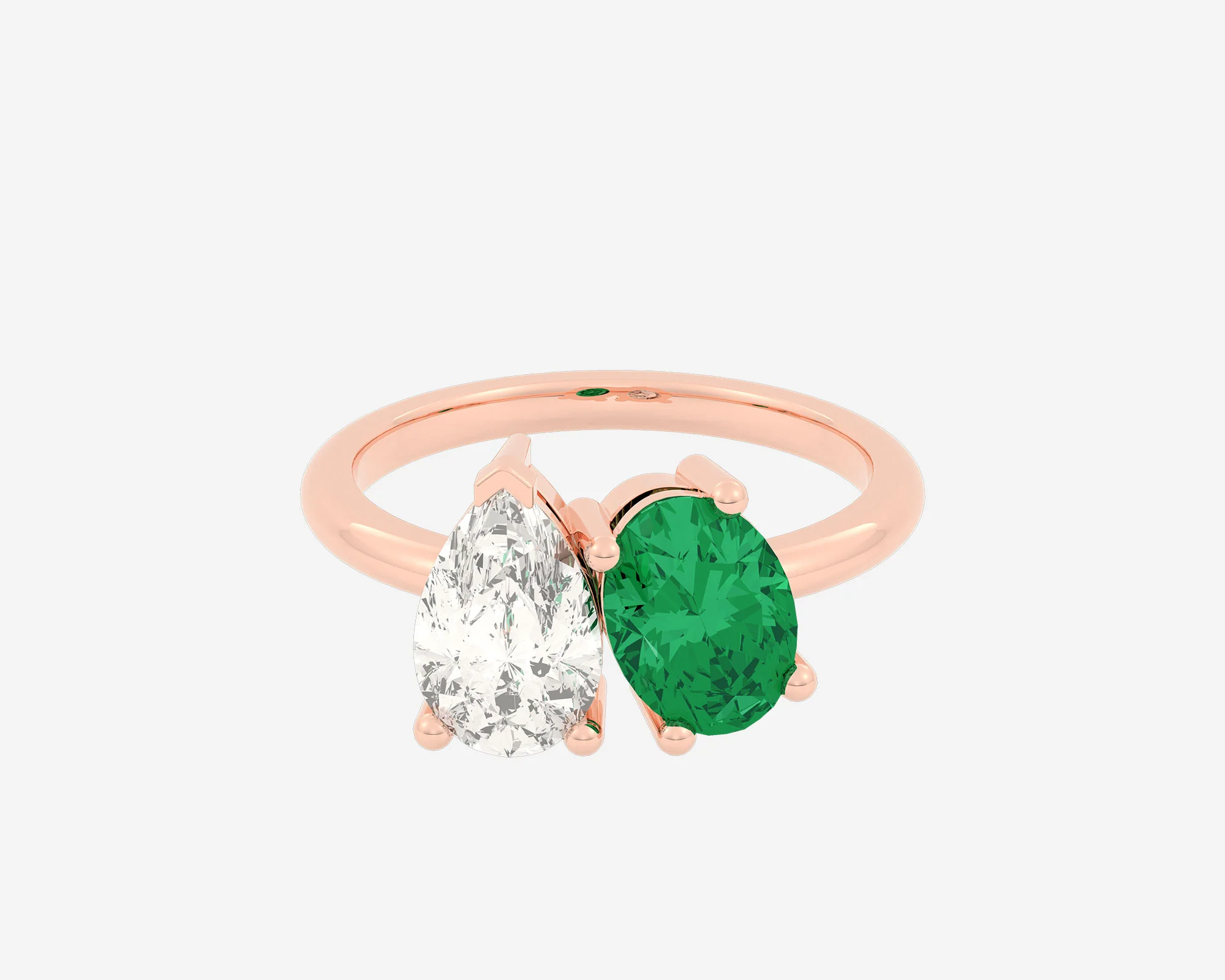 The Gem Toi et Moi — Pear/Oval - Image 3