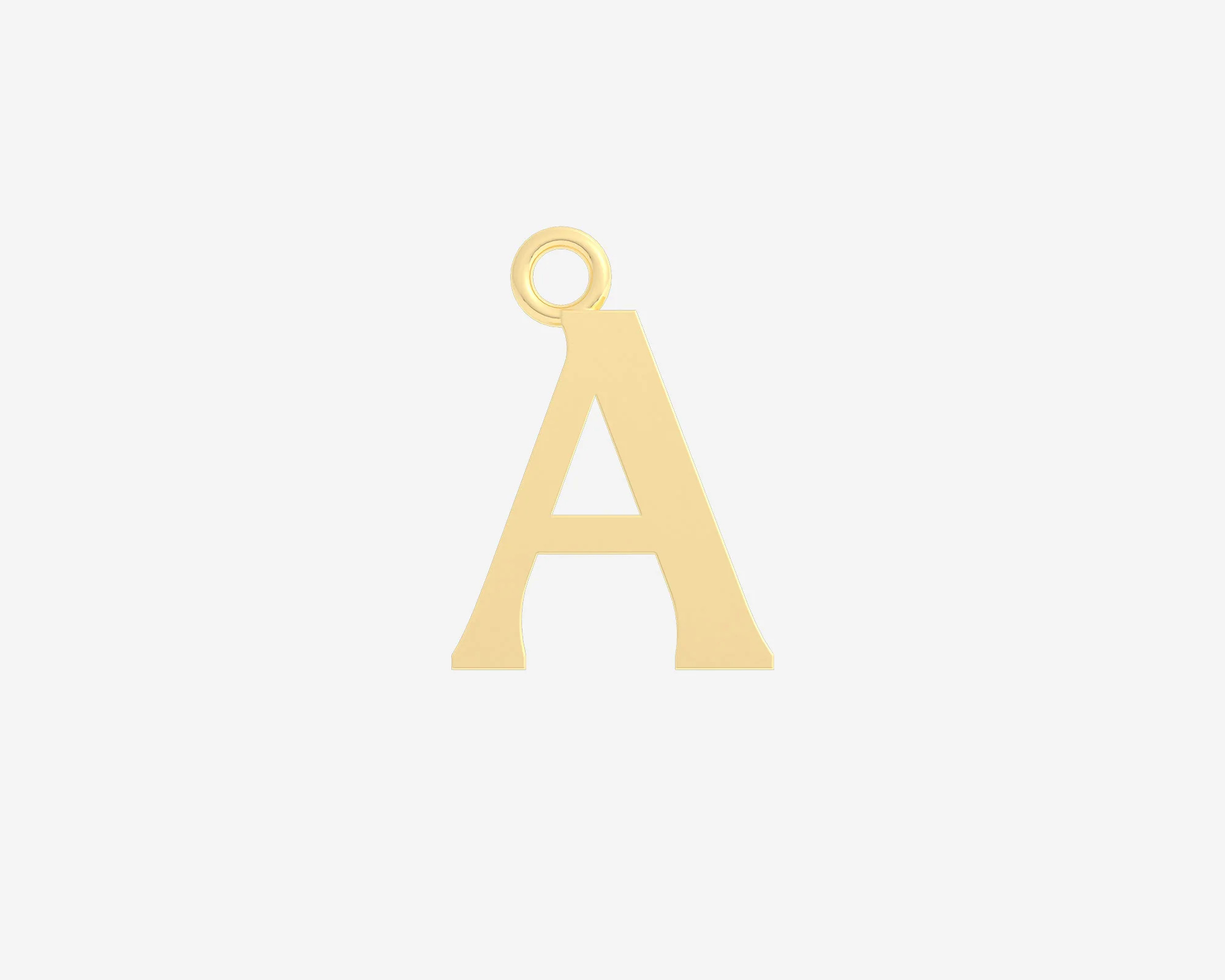 The Large Letter Charm