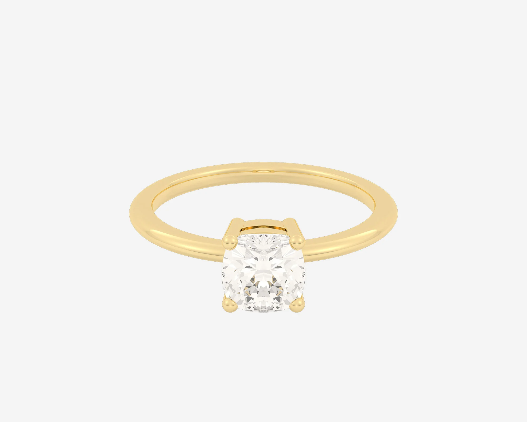 The Low Set Solitaire — Cushion